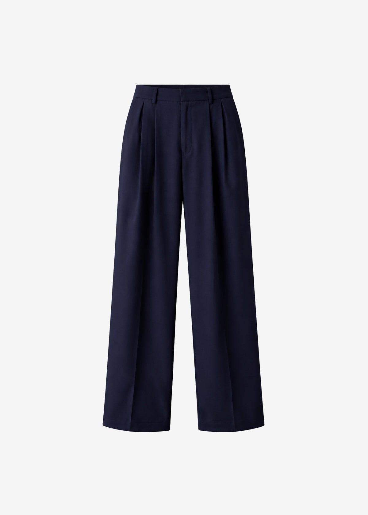 Canmore Pleated Trousers - Navy - 8