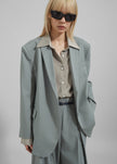 Caris Padded Blazer - Grey