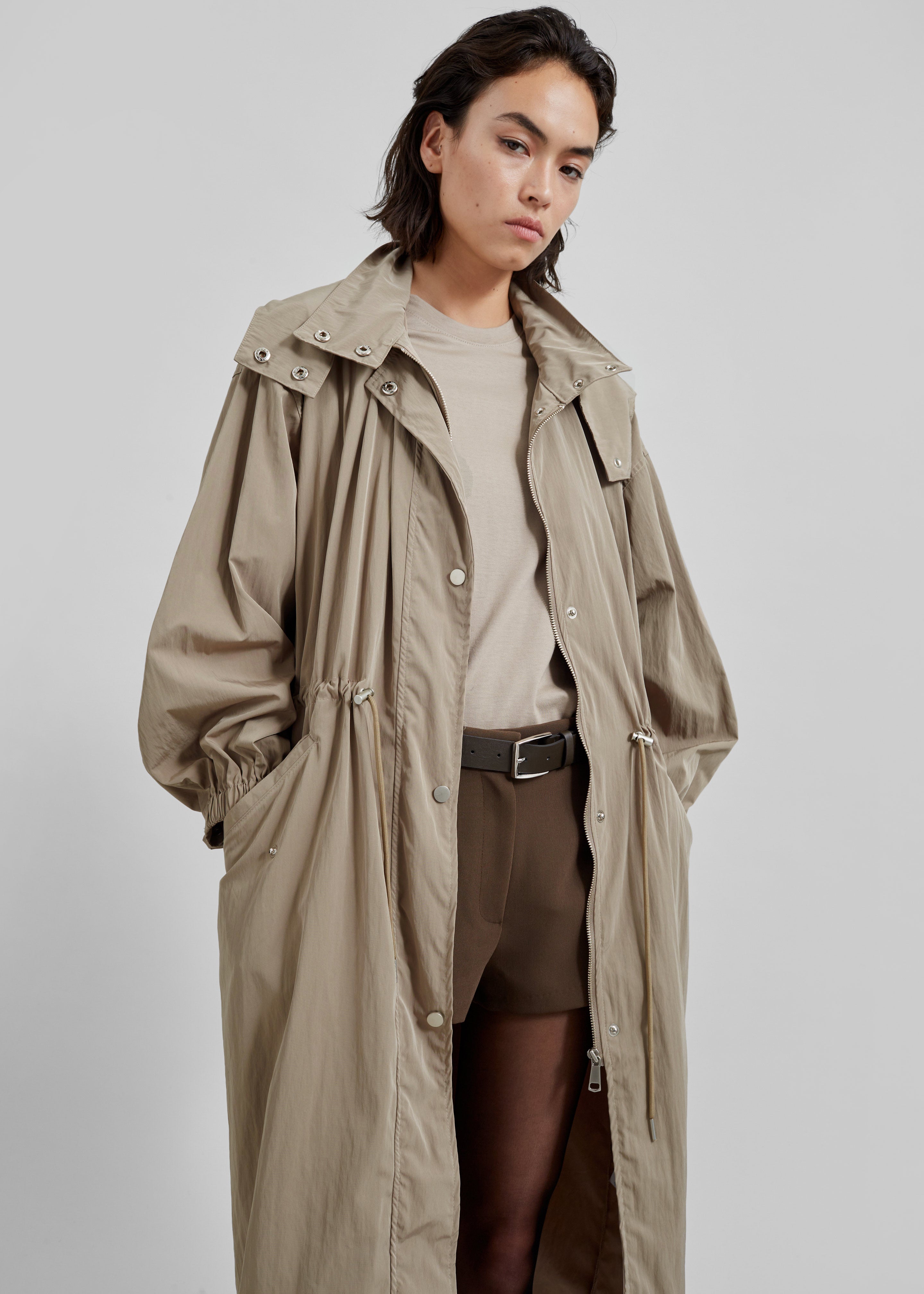 Carmel Long Jacket - Beige - 11