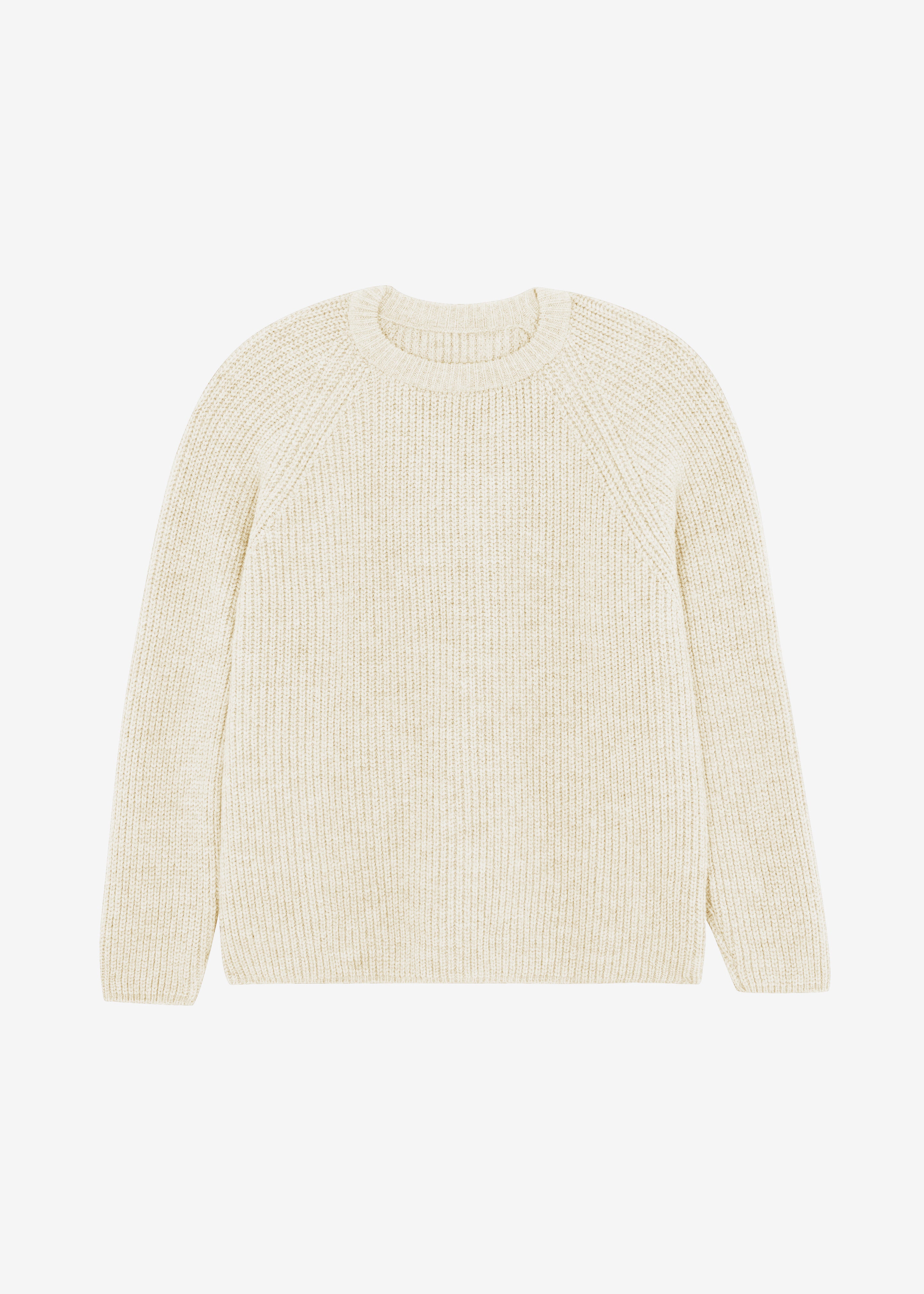 Carter Crew Neck Sweater - Beige - 10