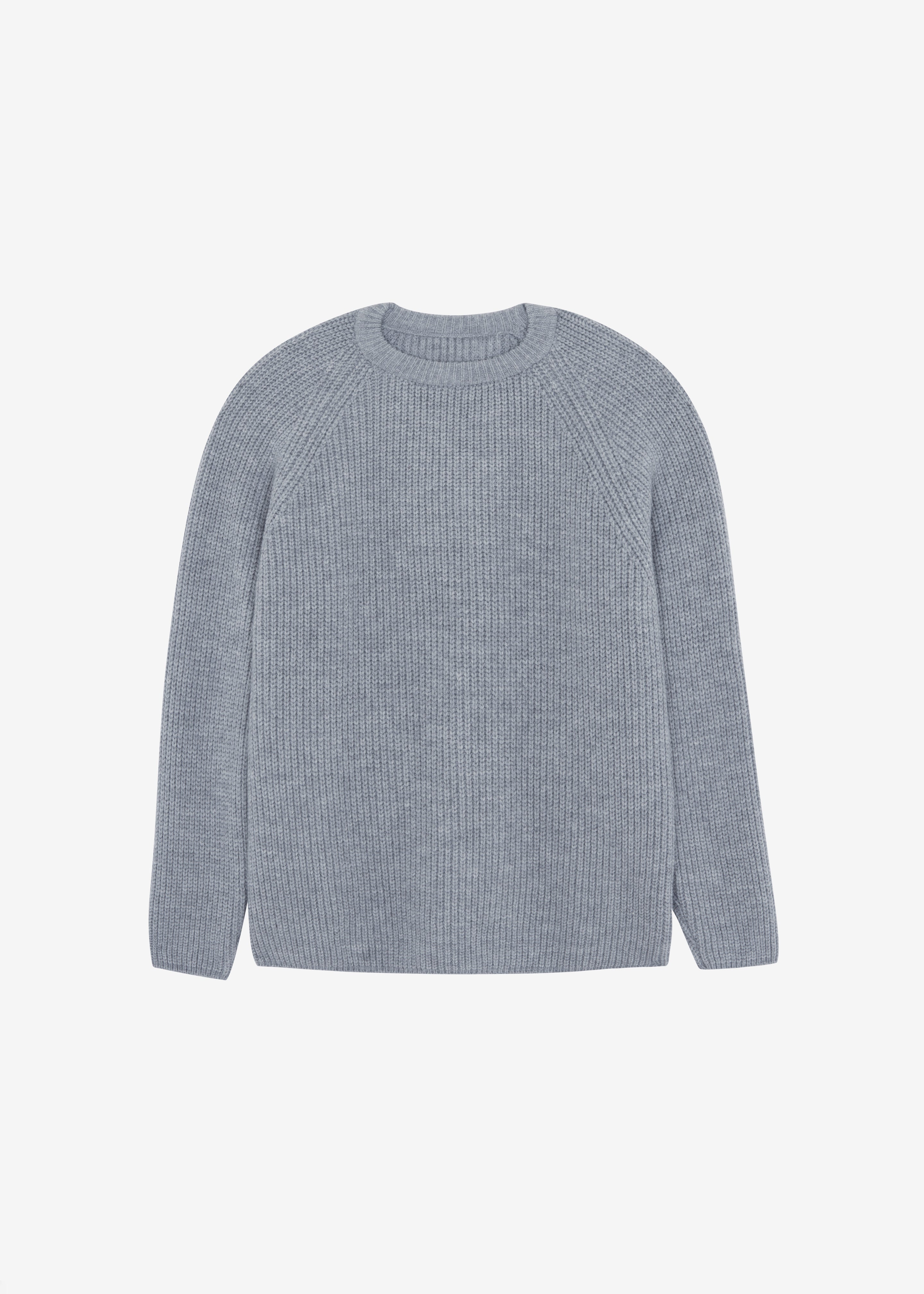 Carter Crew Neck Sweater - Grey - 7