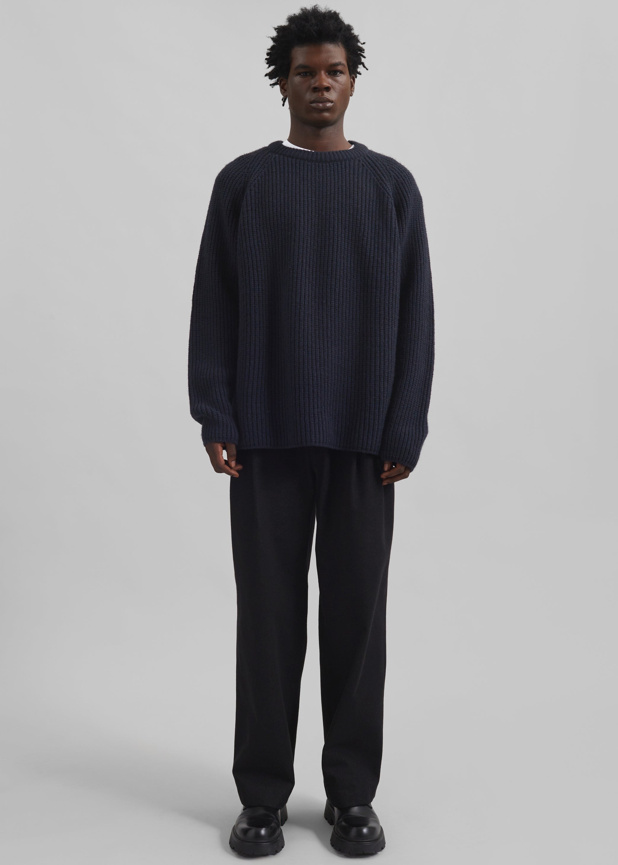 Shop the look image for Carter Crewneck Sweater - Navy