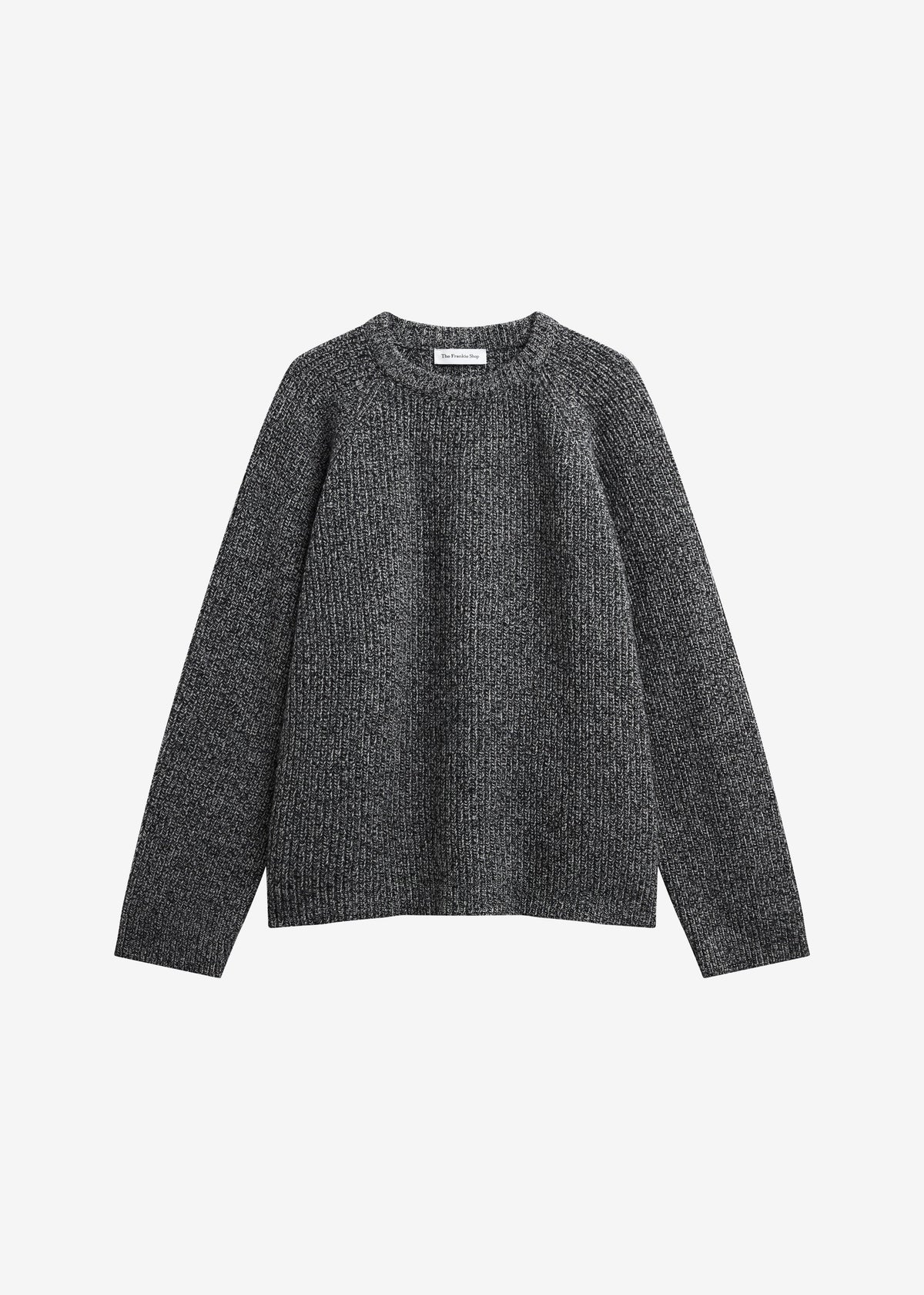 Carter Crewneck Sweater - Black Melange - 6