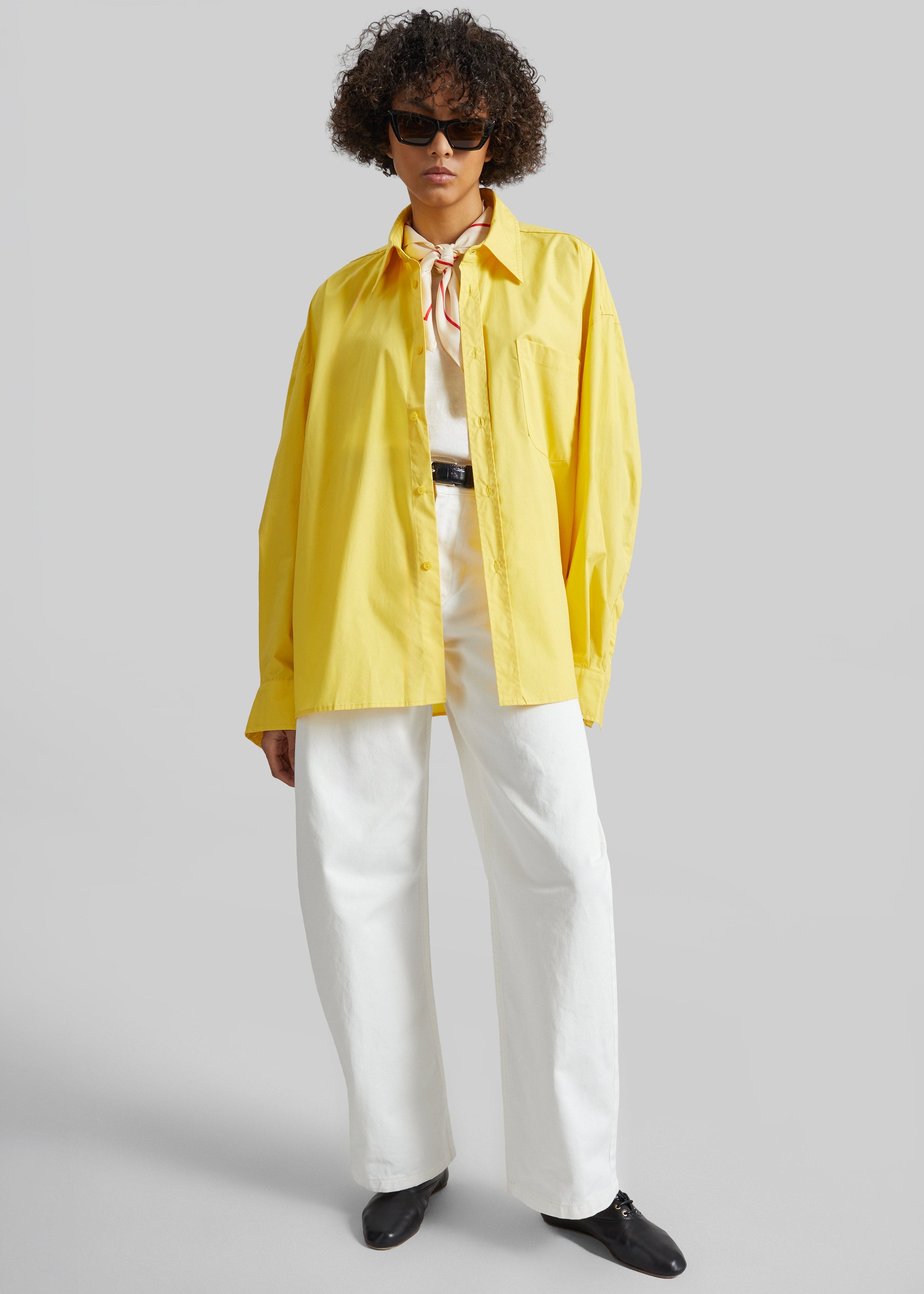 Shop the look image for Cascais Oversized Shirt - Yellow