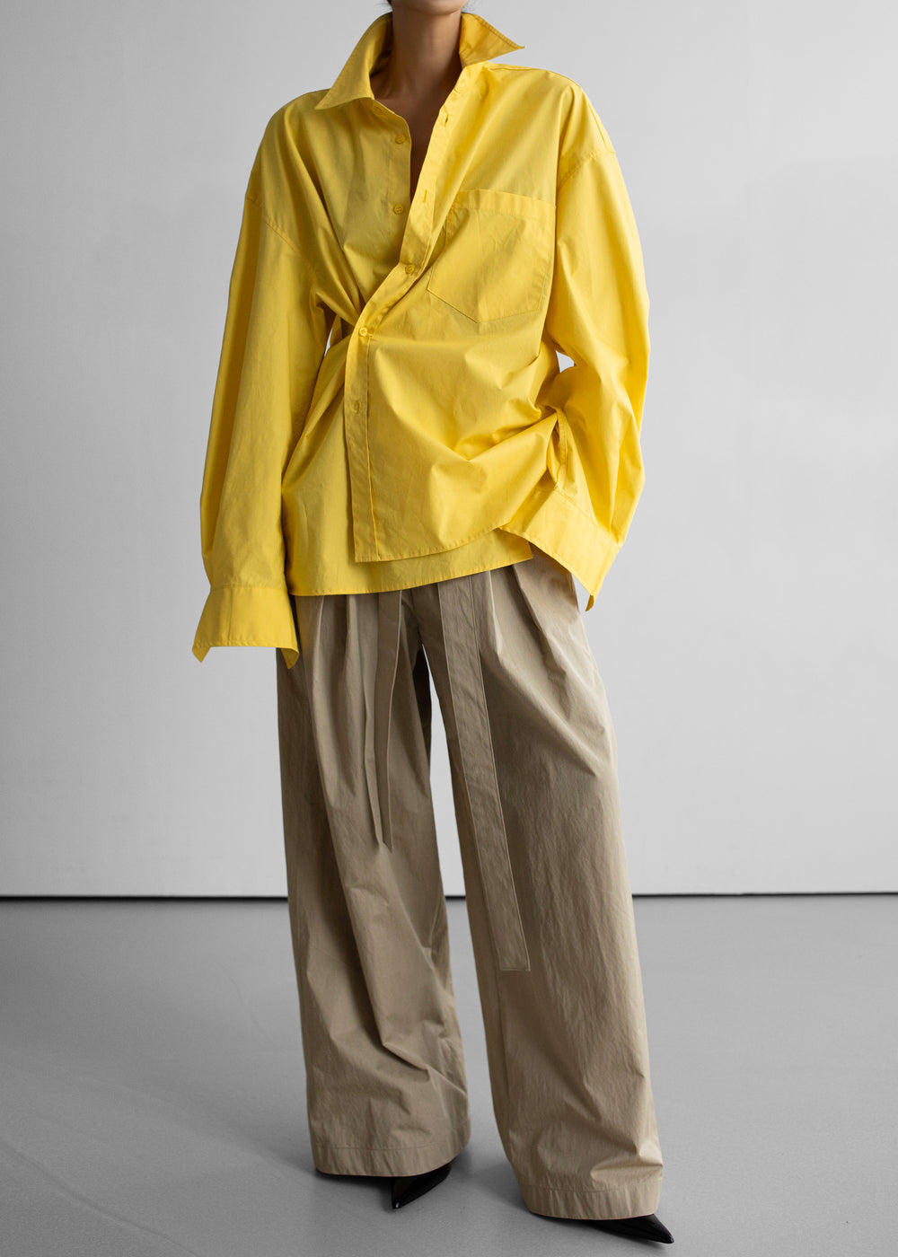 Cascais Oversized Shirt - Yellow - 1