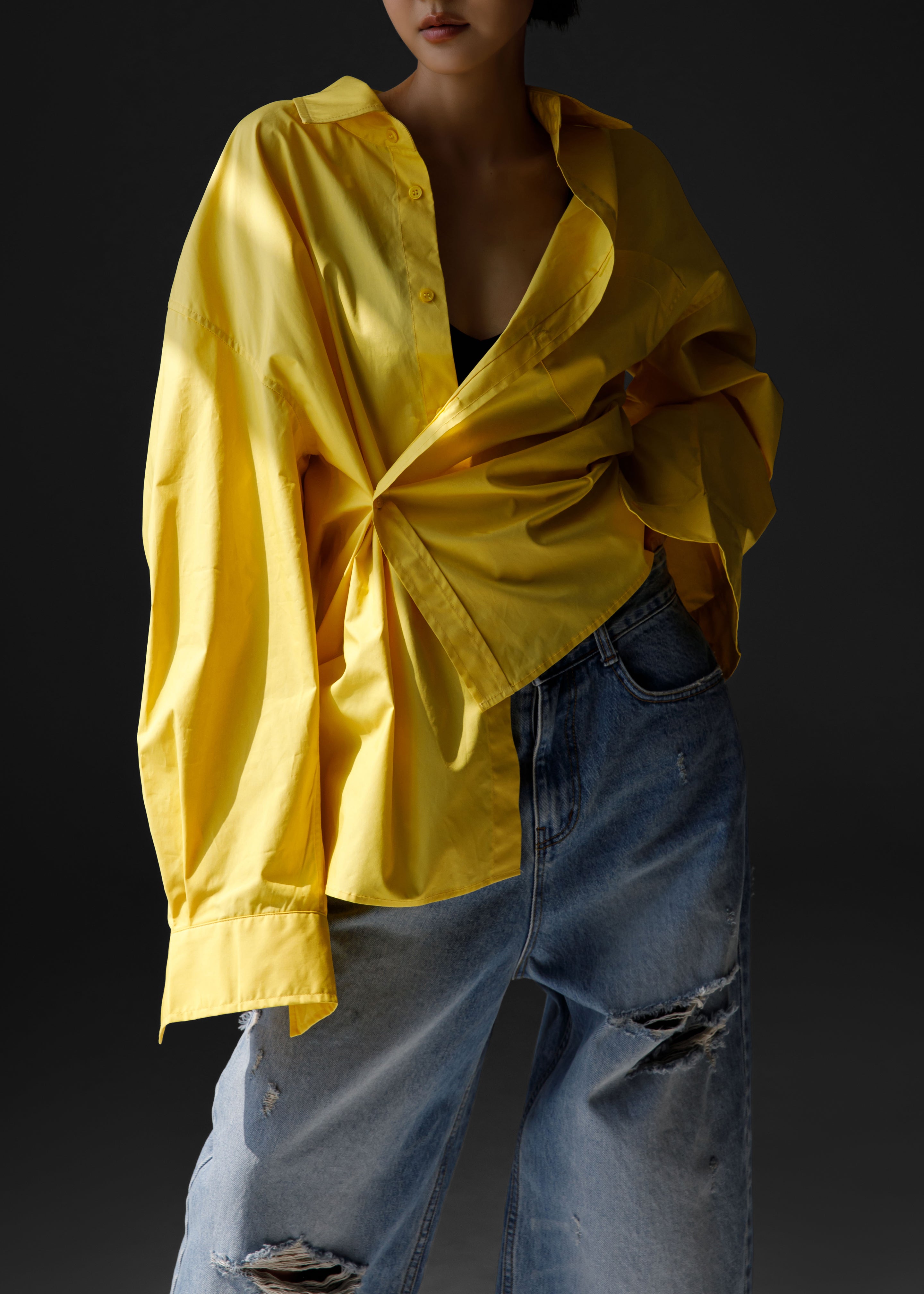 Cascais Oversized Shirt - Yellow - 8