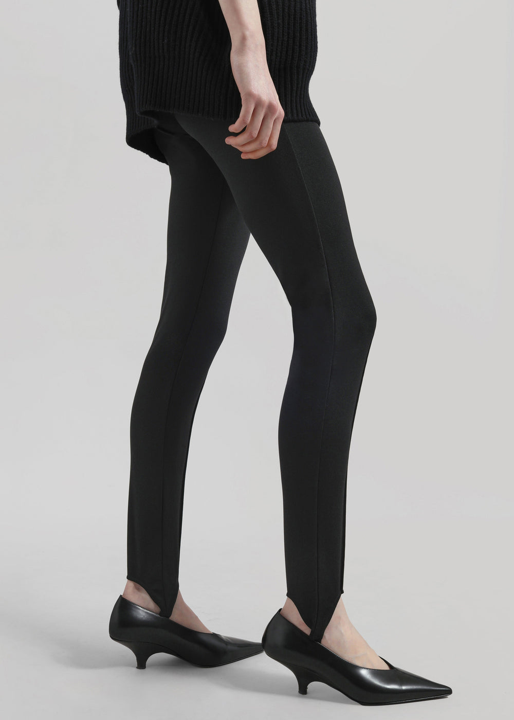 Caserta Stirrup Leggings - Black - 1