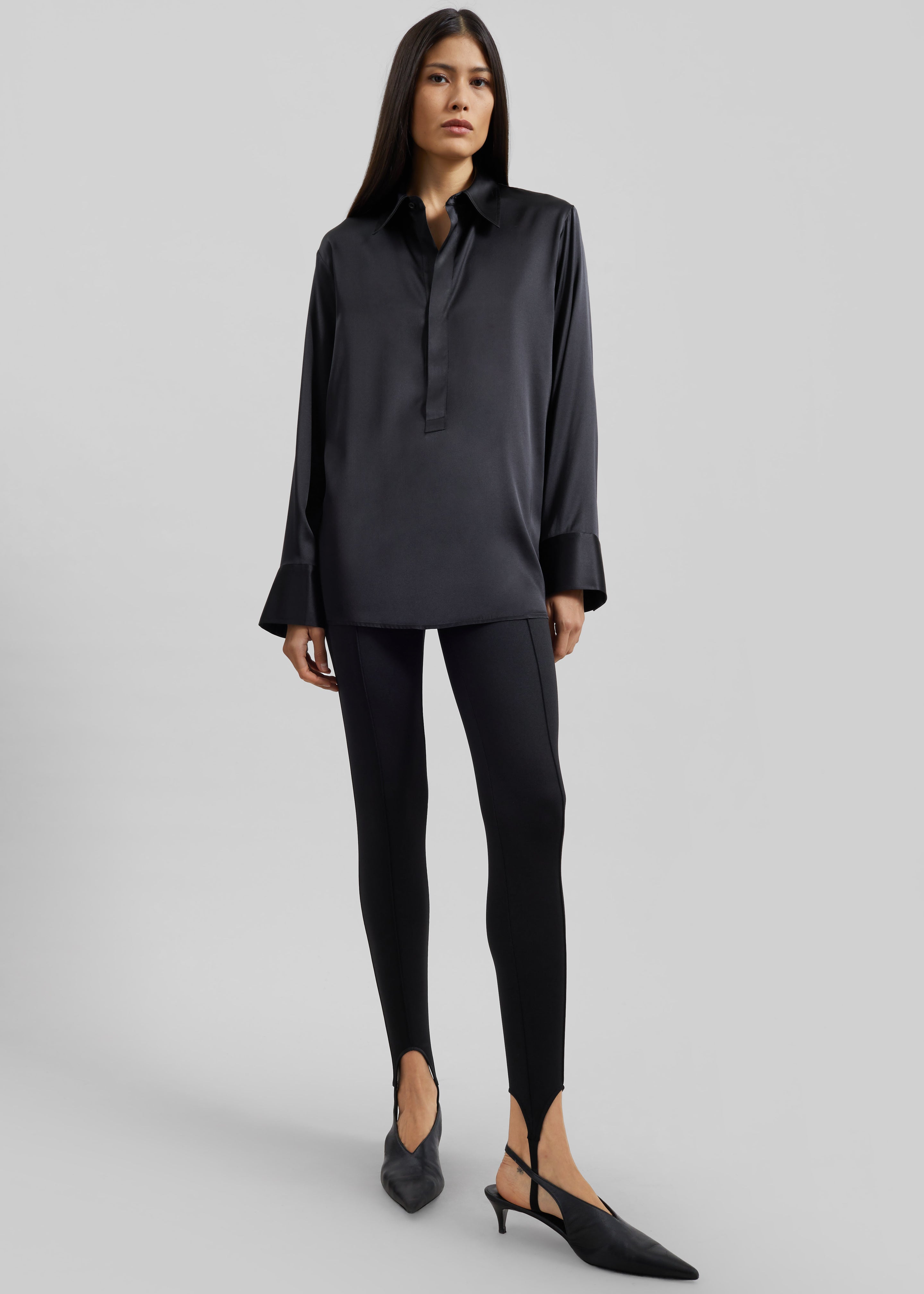 Caserta Stirrup Leggings - Black - 10