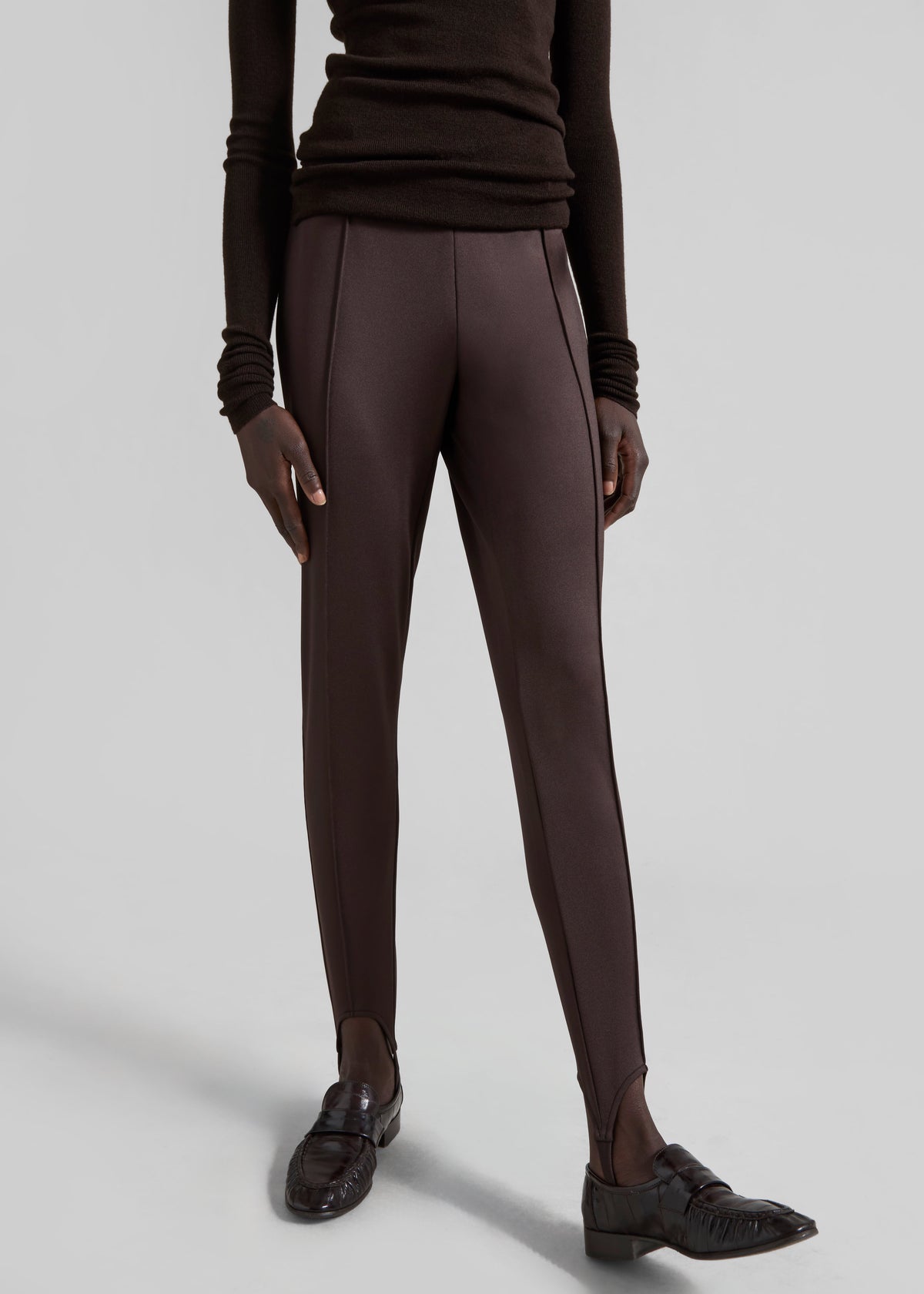 Caserta Stirrup Leggings - Brown - 12