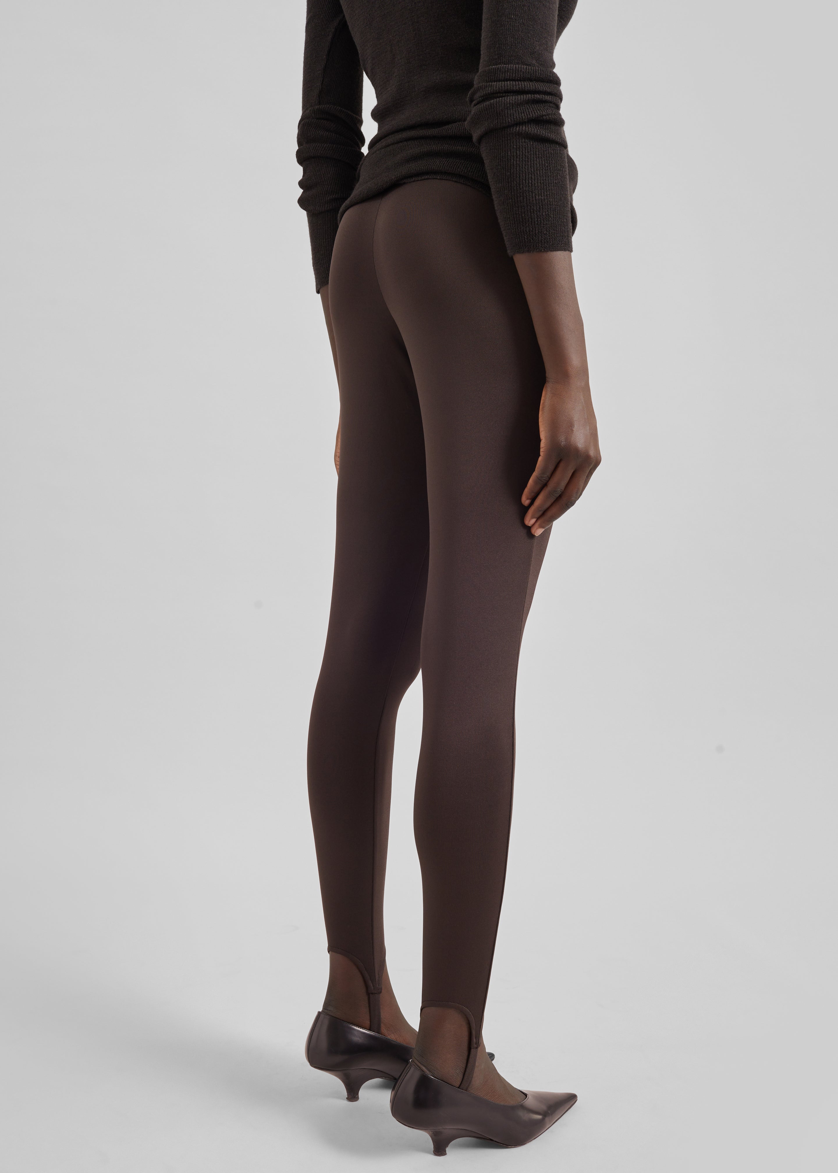 Caserta Stirrup Leggings - Brown - 12