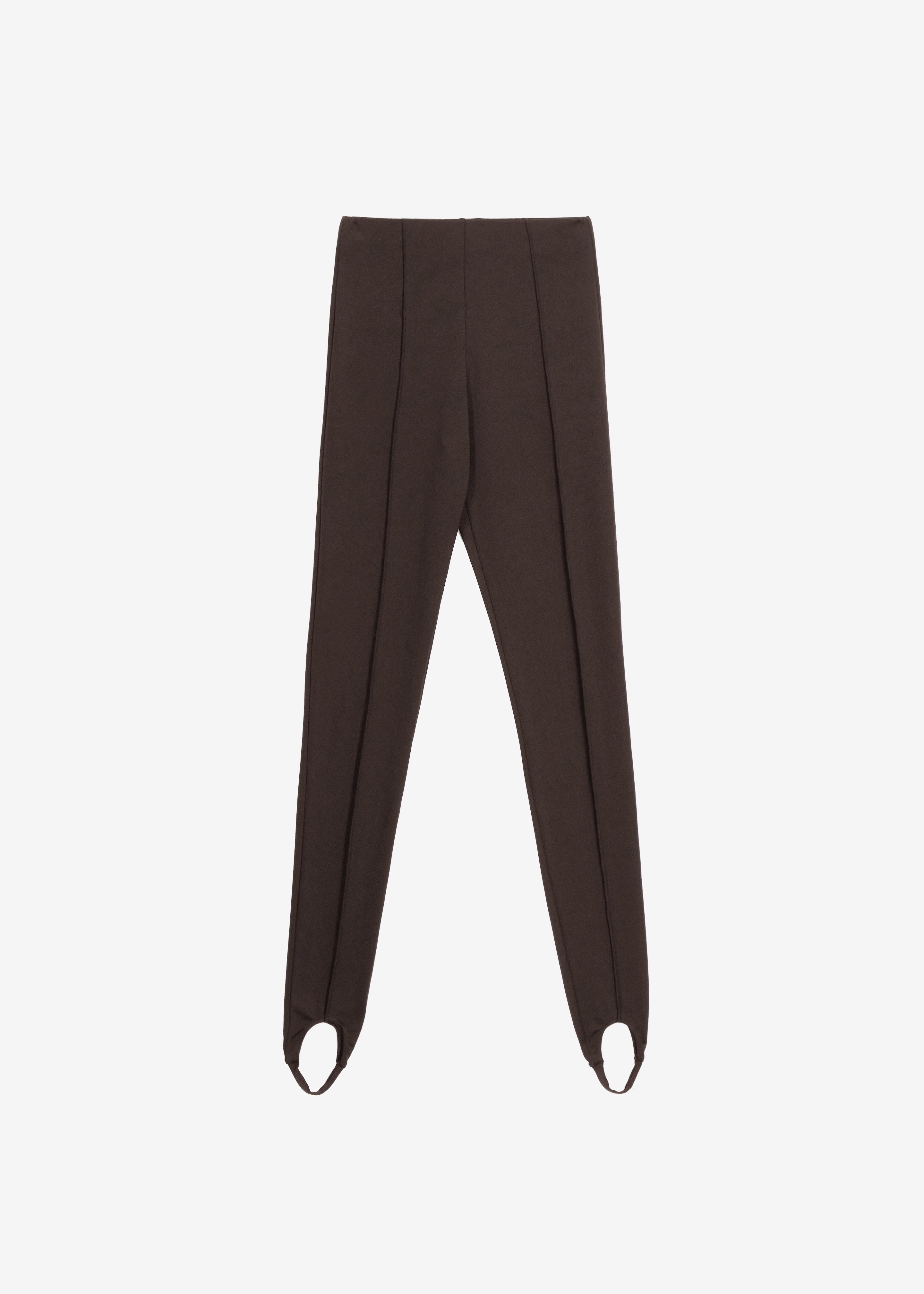 Caserta Stirrup Leggings - Brown - 10