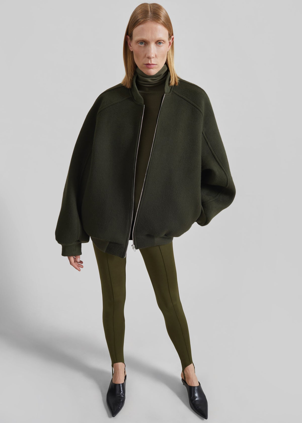 Shop the look image for Caserta Stirrup Leggings - Olive