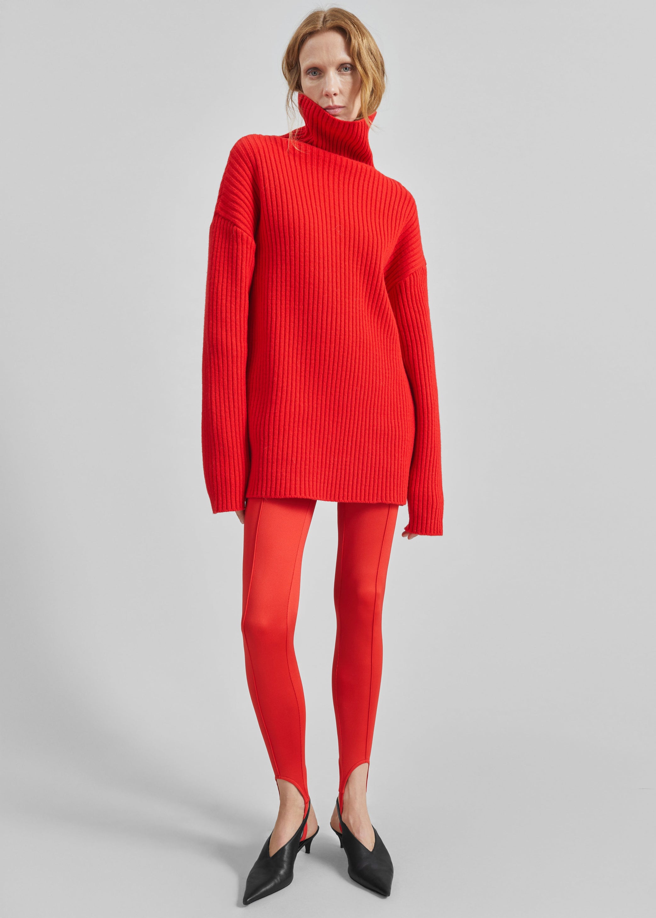 Shop the look image for Caserta Stirrup Leggings - Red