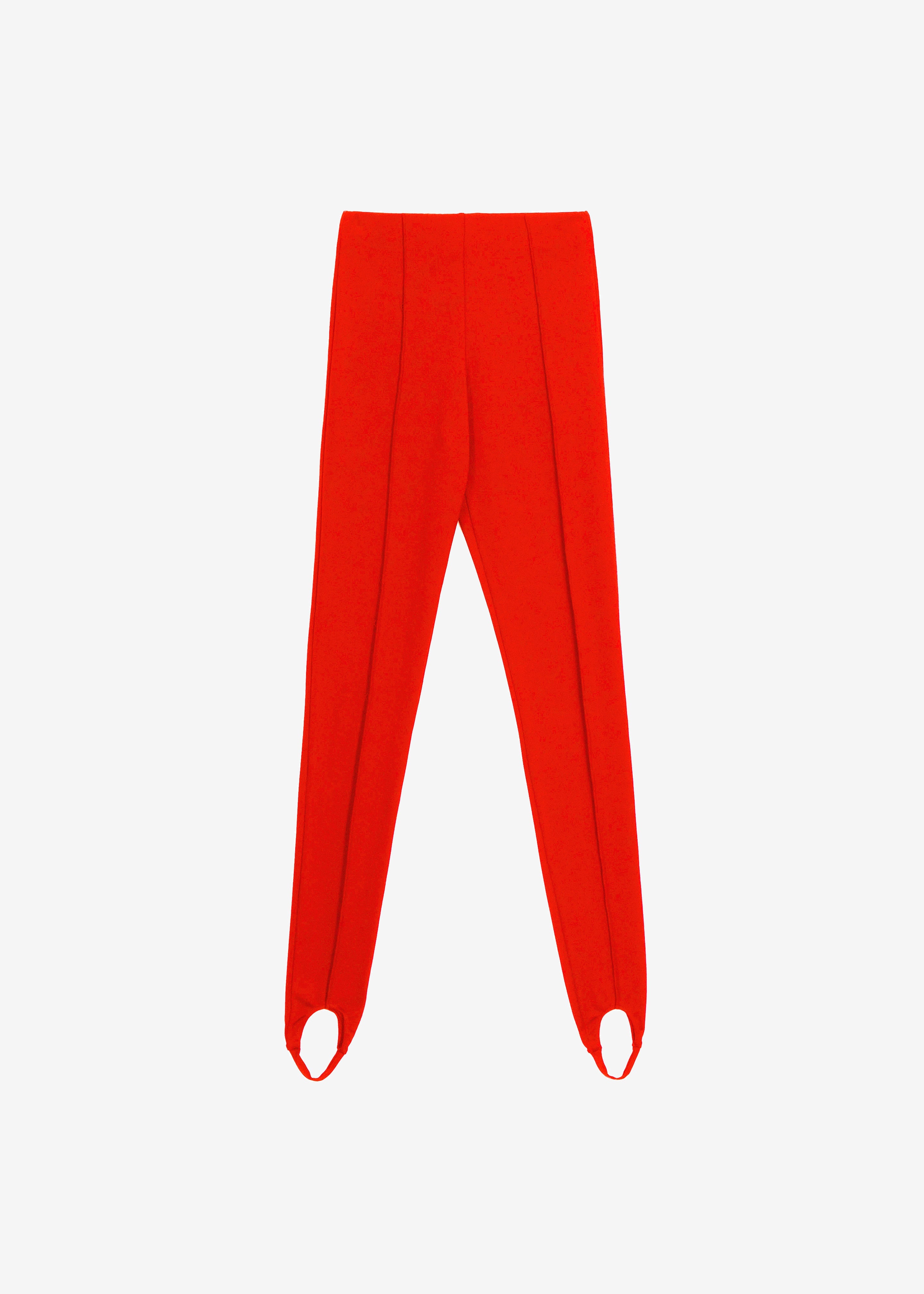 Caserta Stirrup Leggings - Red - 8
