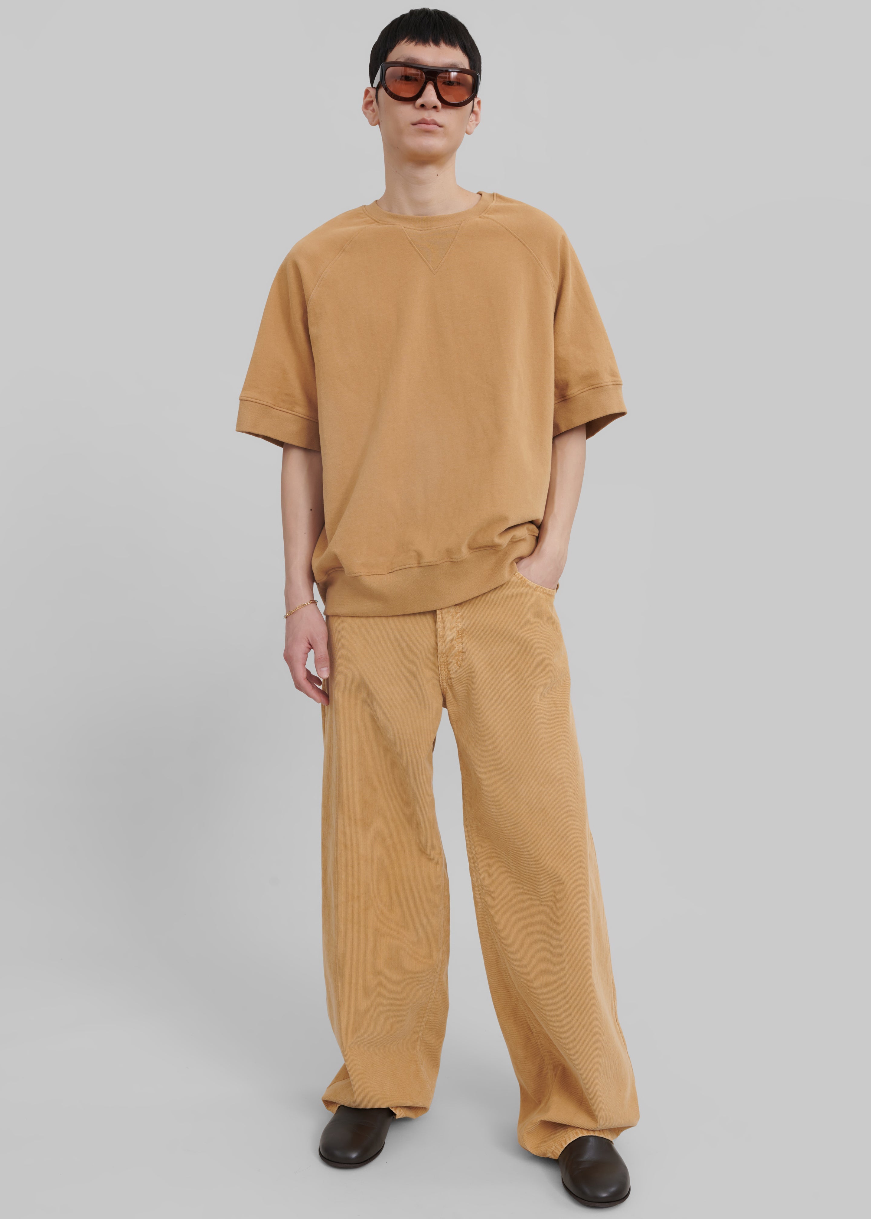 Caz Boxy Tee - Camel - 2