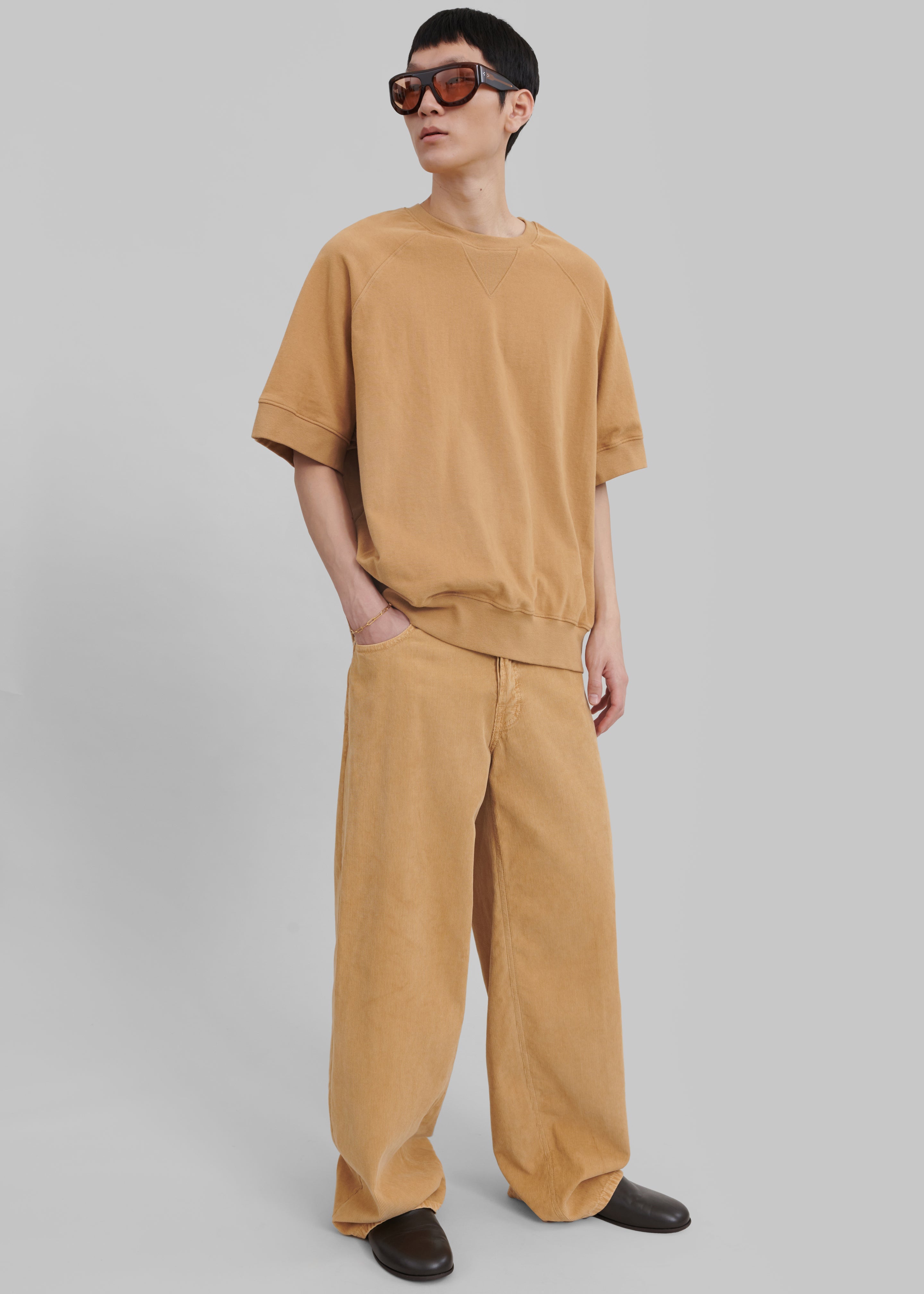 Caz Boxy Tee - Camel - 7