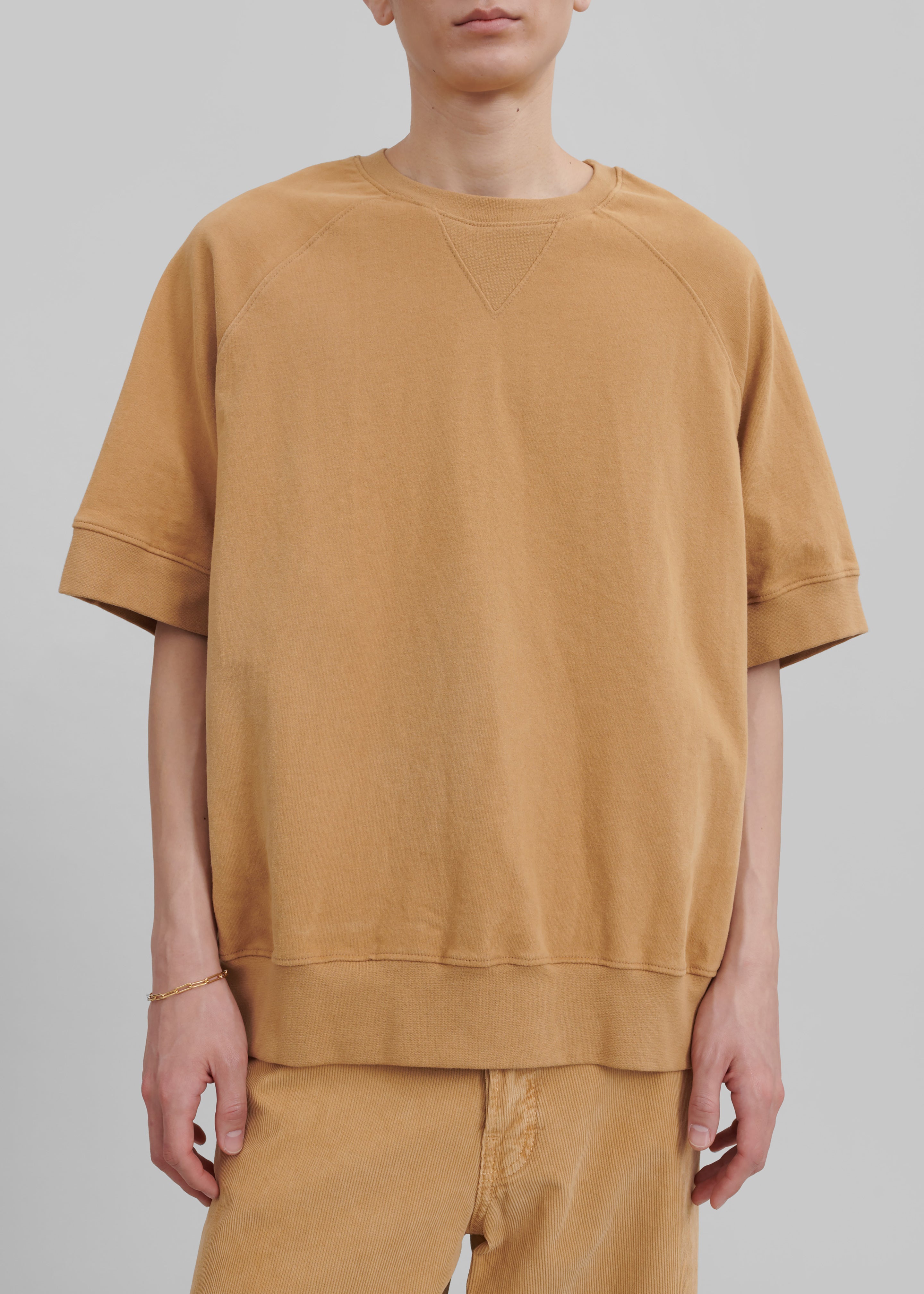 Caz Boxy Tee - Camel - 3