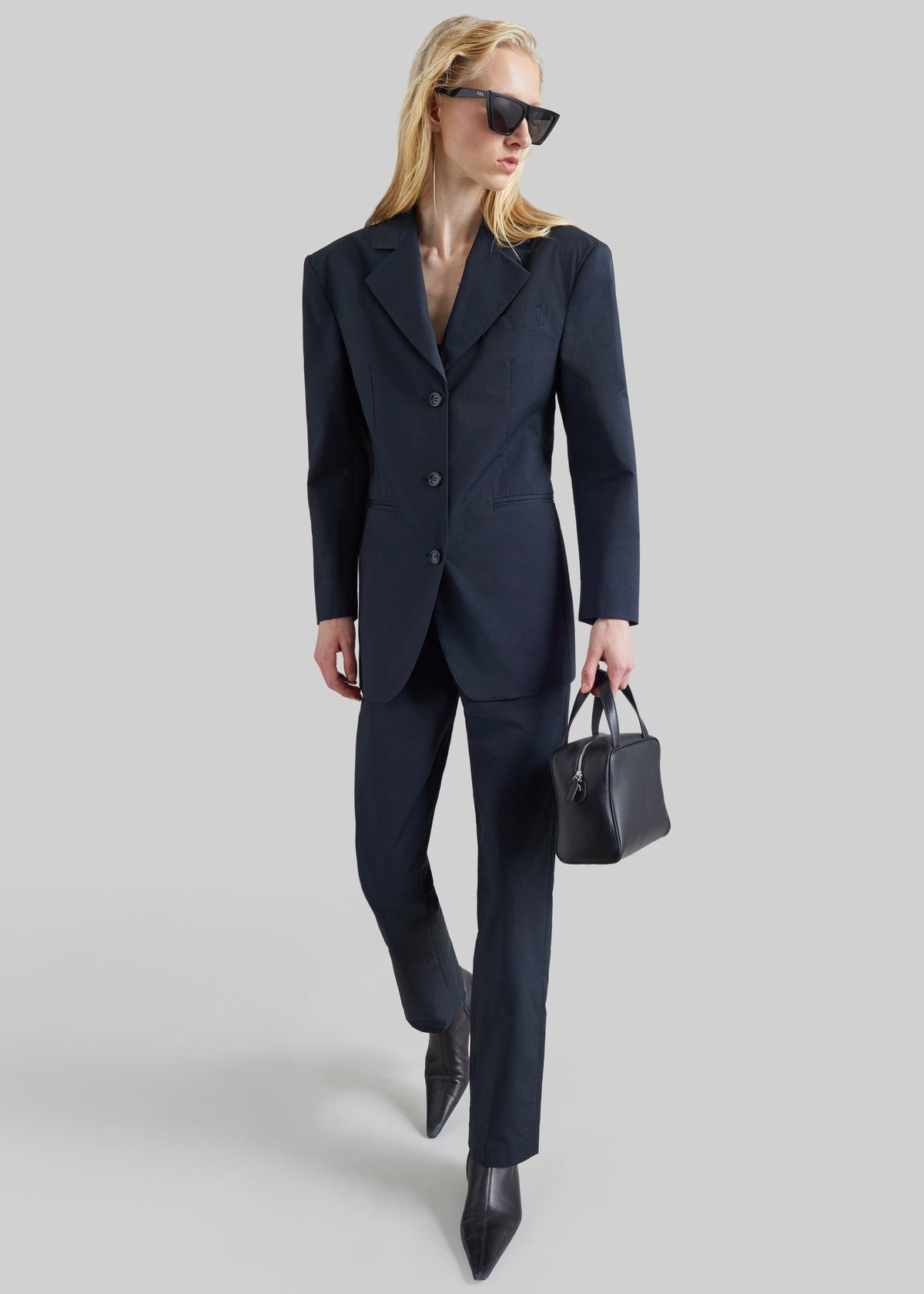 Pantaloni Cazal sartoriali slim - Blu navy