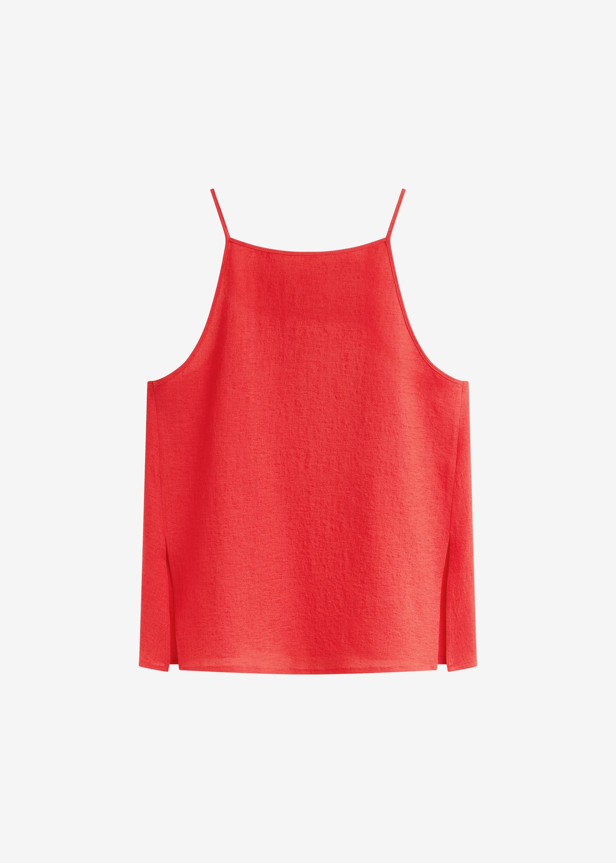 Top Cazaux texturé boxy - Rouge - 8