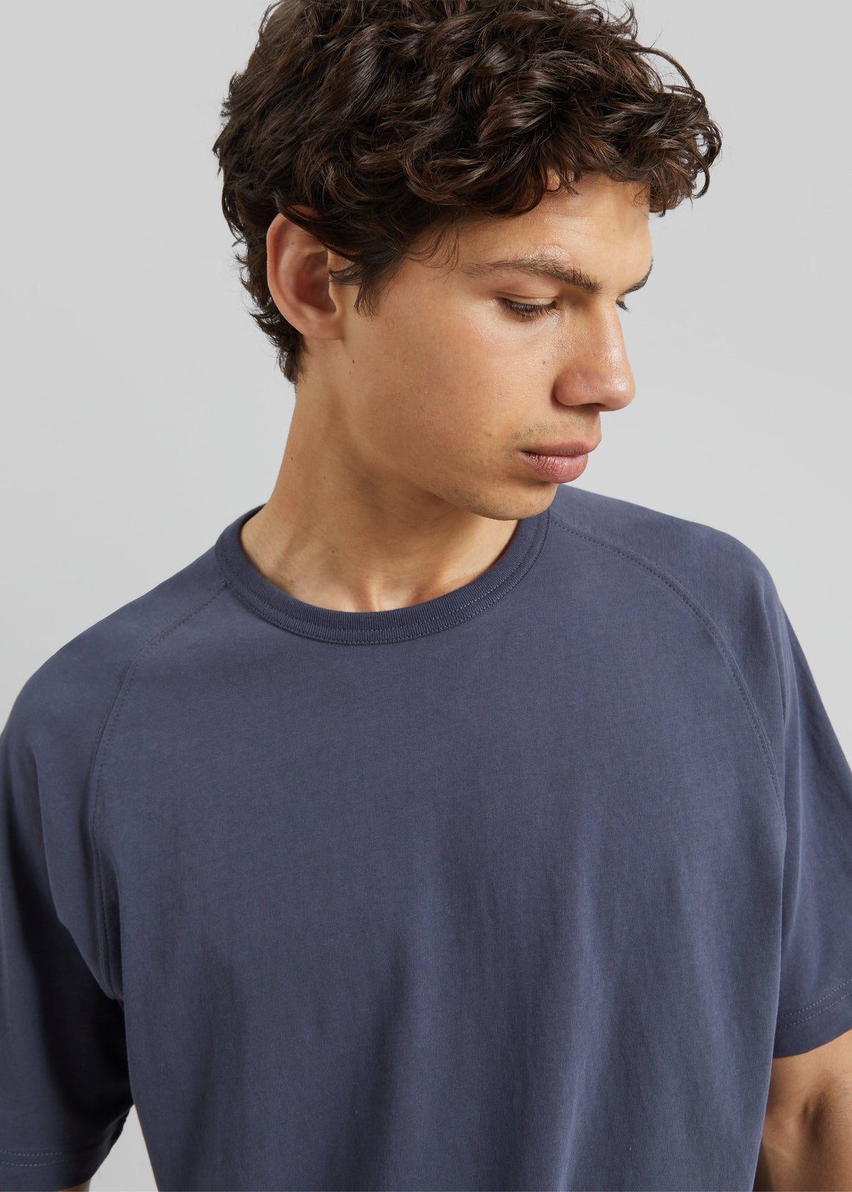 Ceduna Raglan Sleeve T-Shirt - Navy Melange - 2