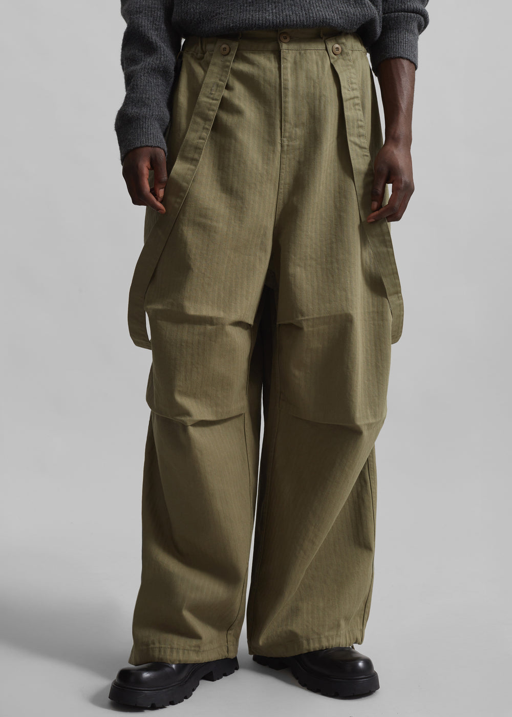 Chard Balloon Pants - Khaki