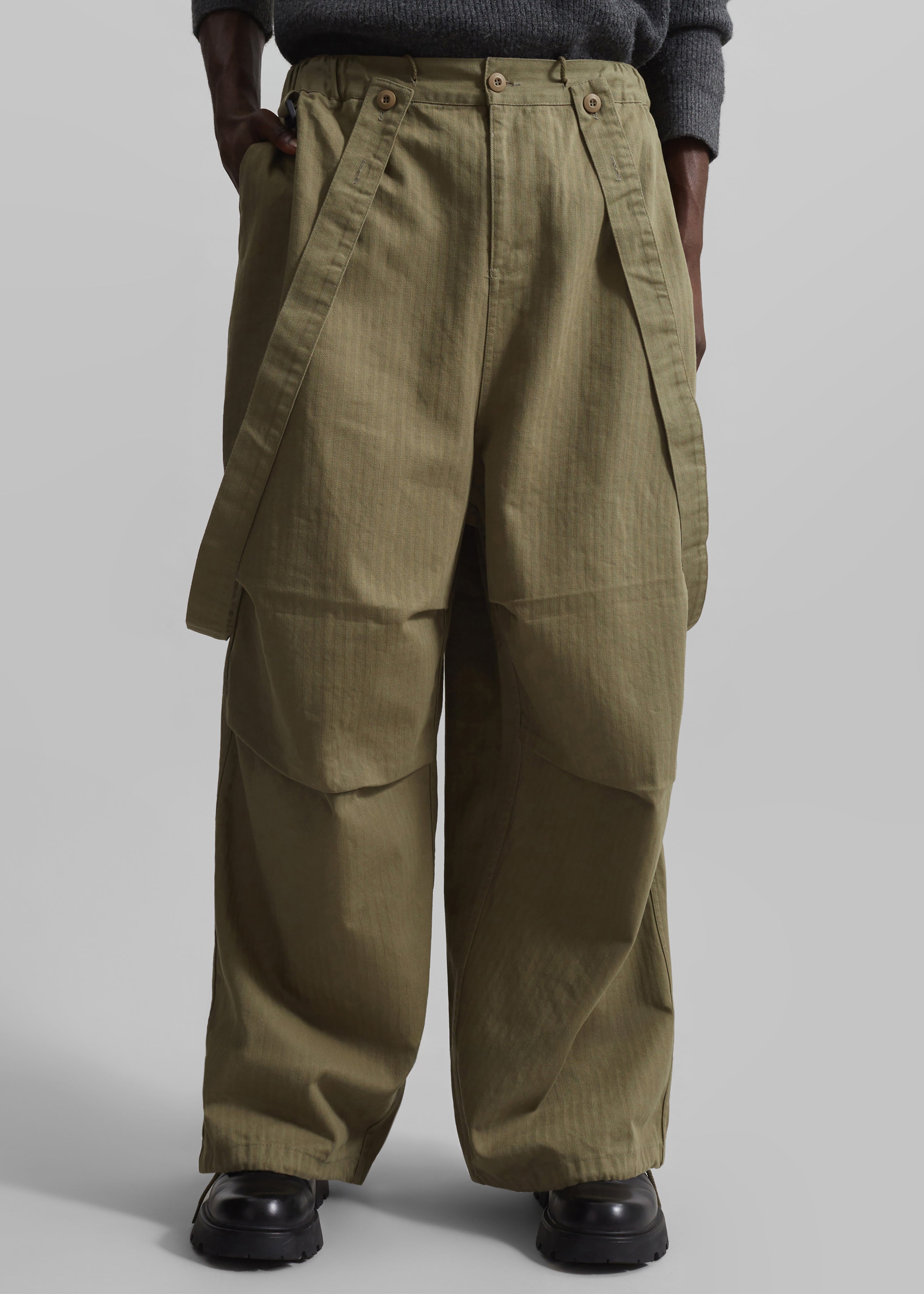 Chard Balloon Pants - Khaki - 6