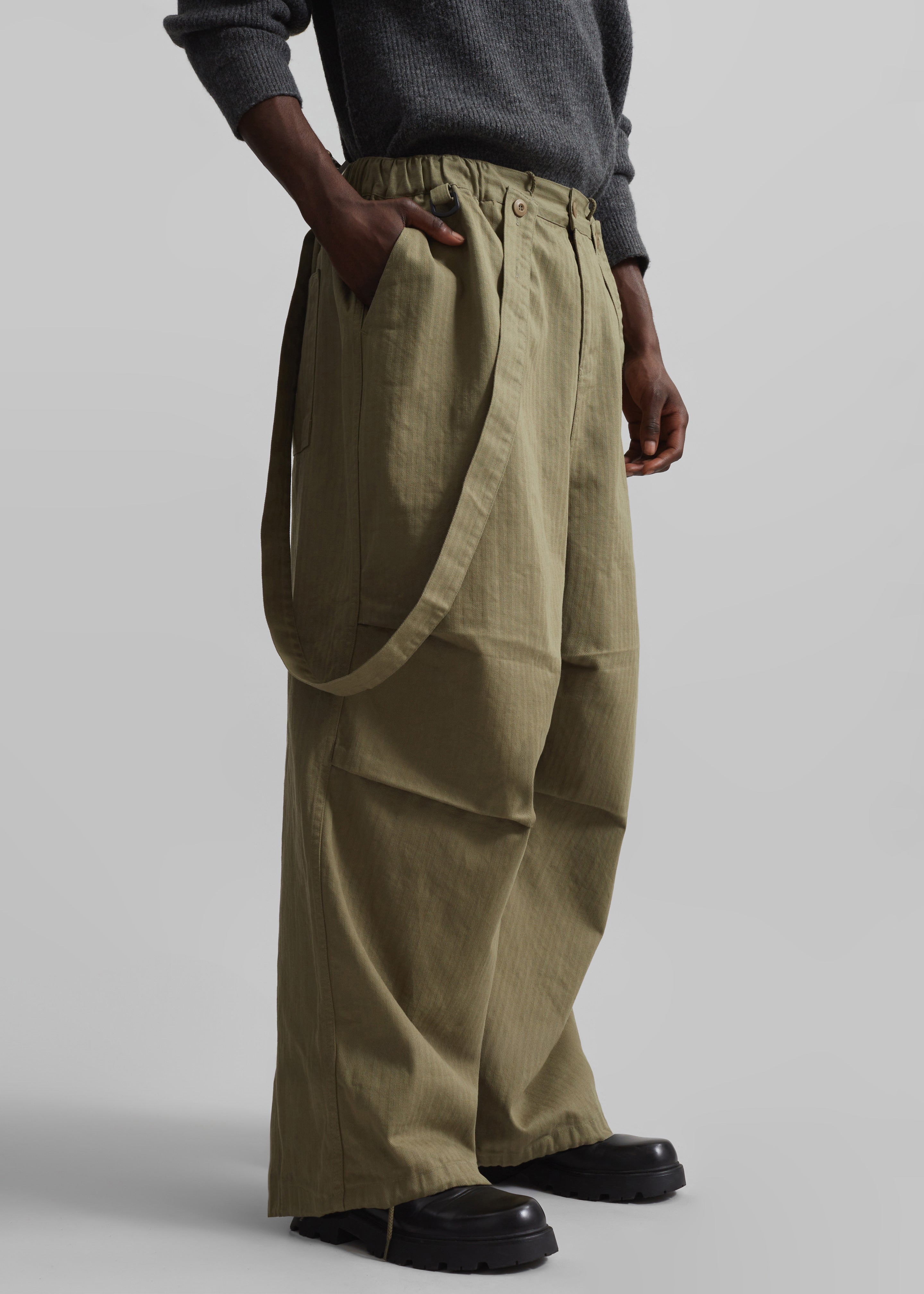 Chard Balloon Pants - Khaki - 4