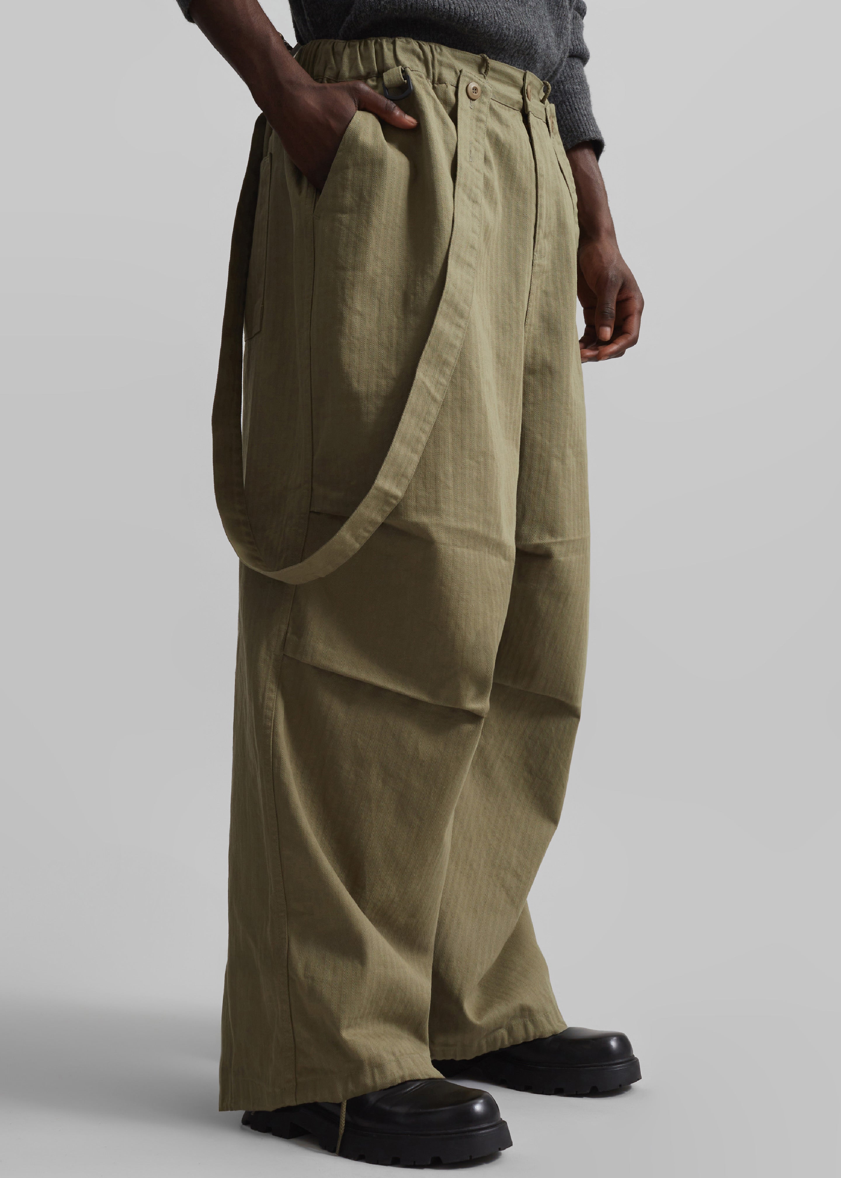 Chard Balloon Pants - Khaki - 4