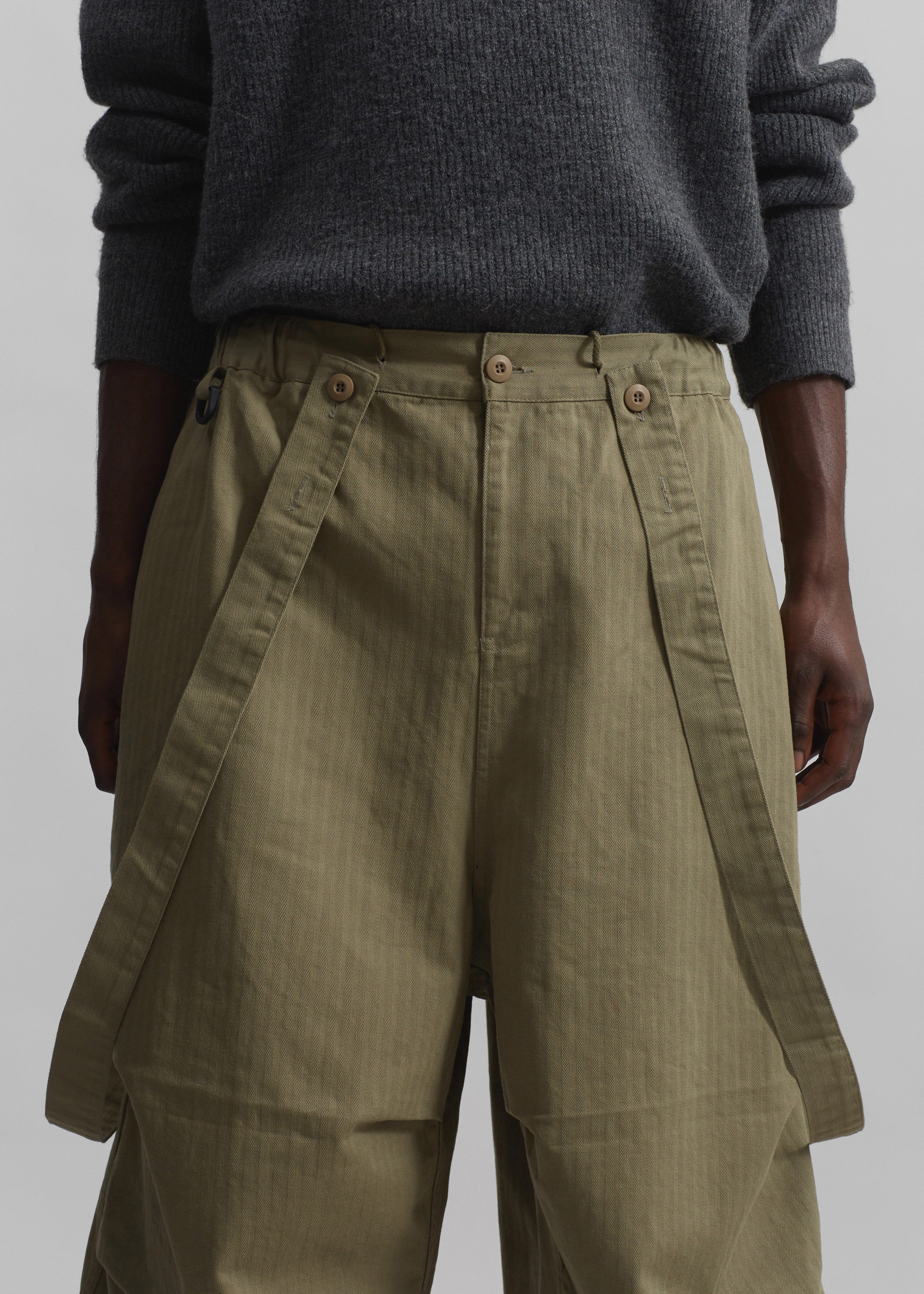 Chard Balloon Pants - Khaki - 3