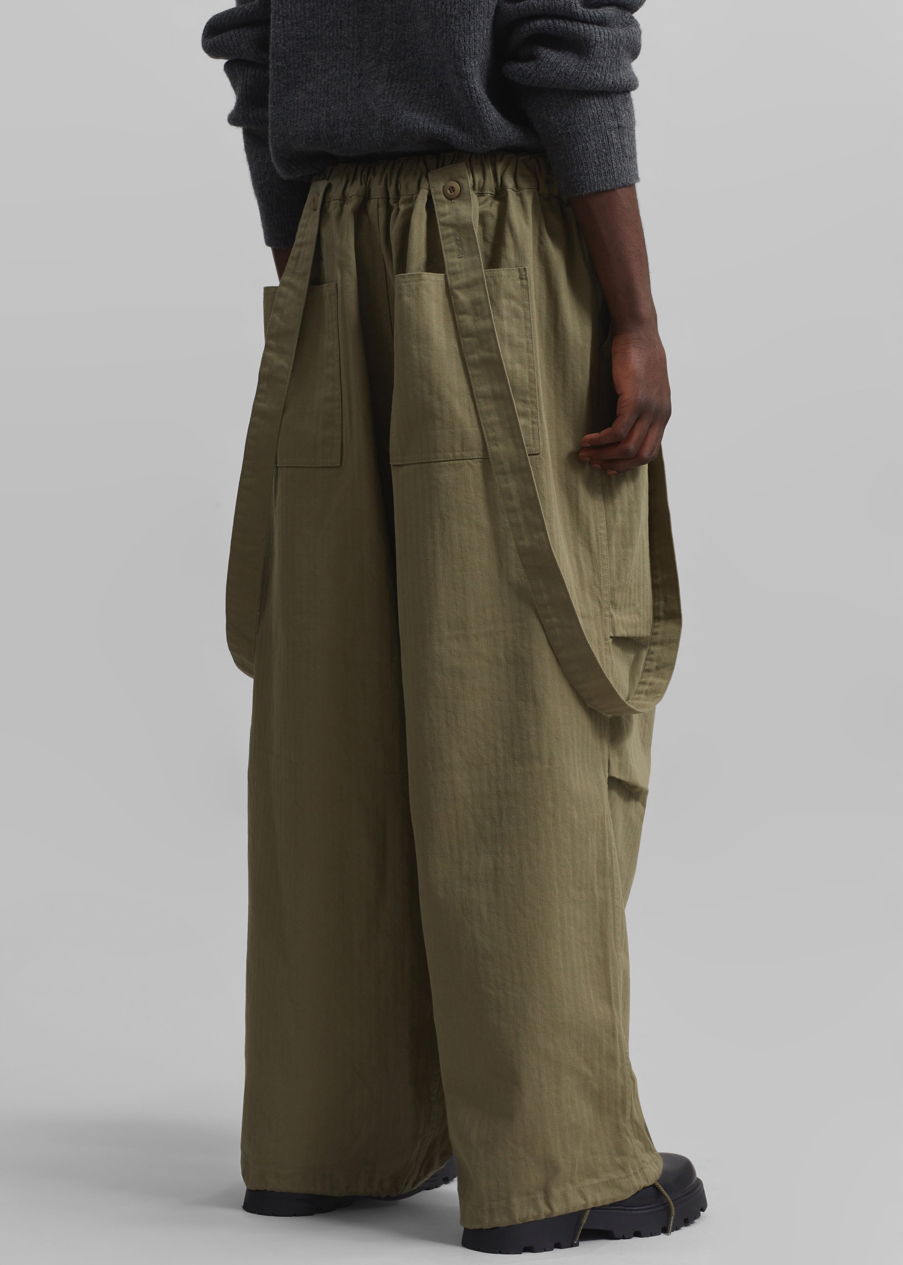 Chard Balloon Pants - Khaki - 7