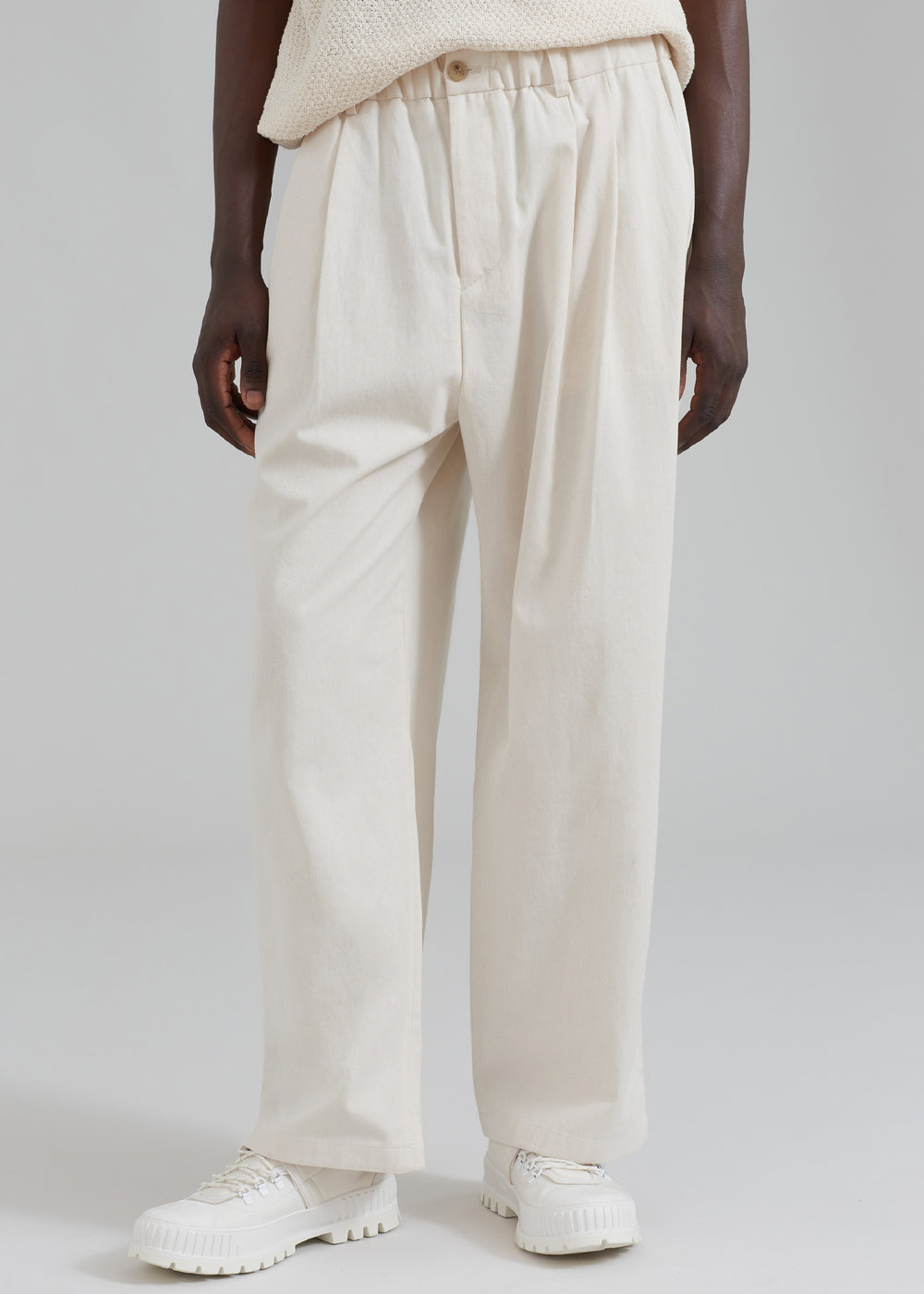 Charlie Pants - Cream - 1