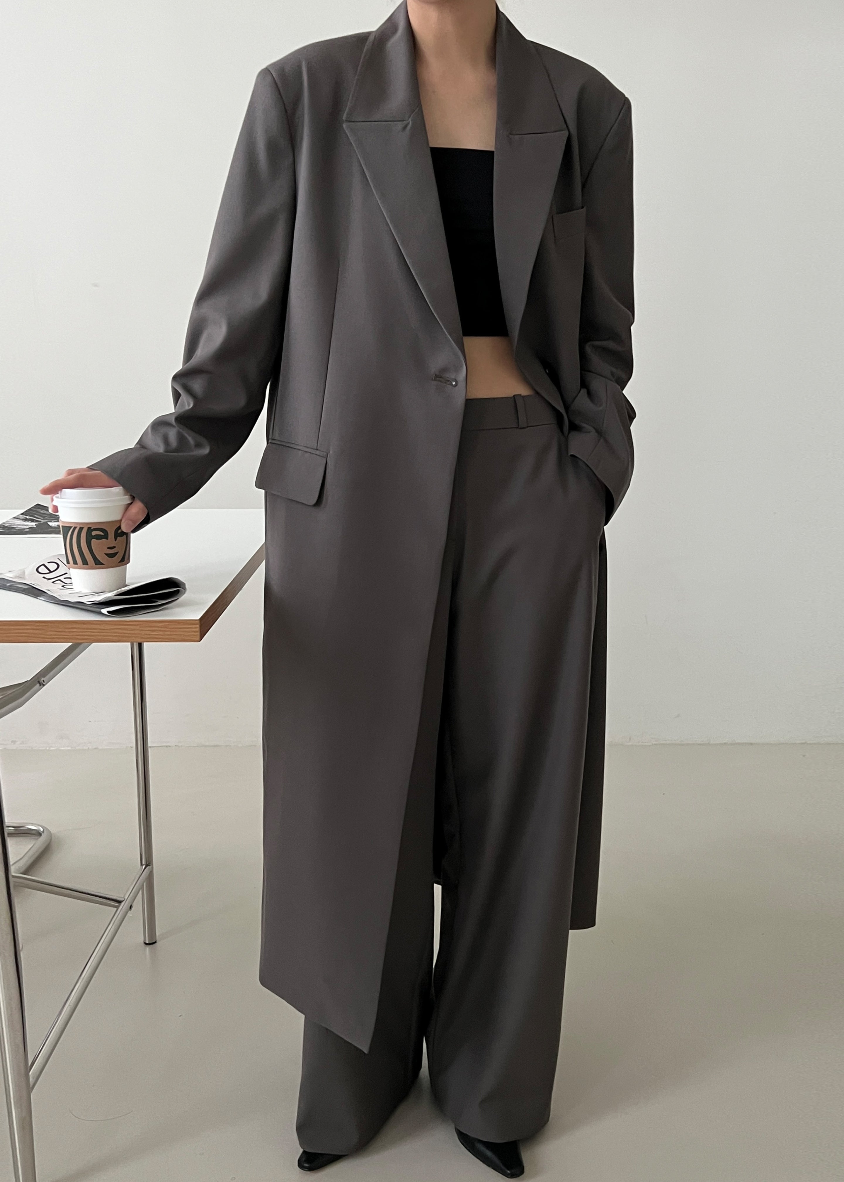 Charlotte Overcoat - Grey - 10