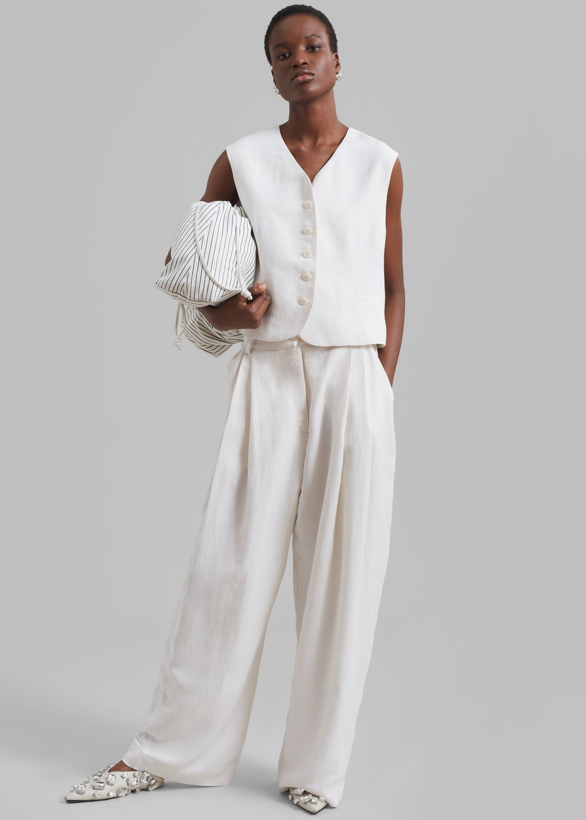 Chelsea Vest - White - 2