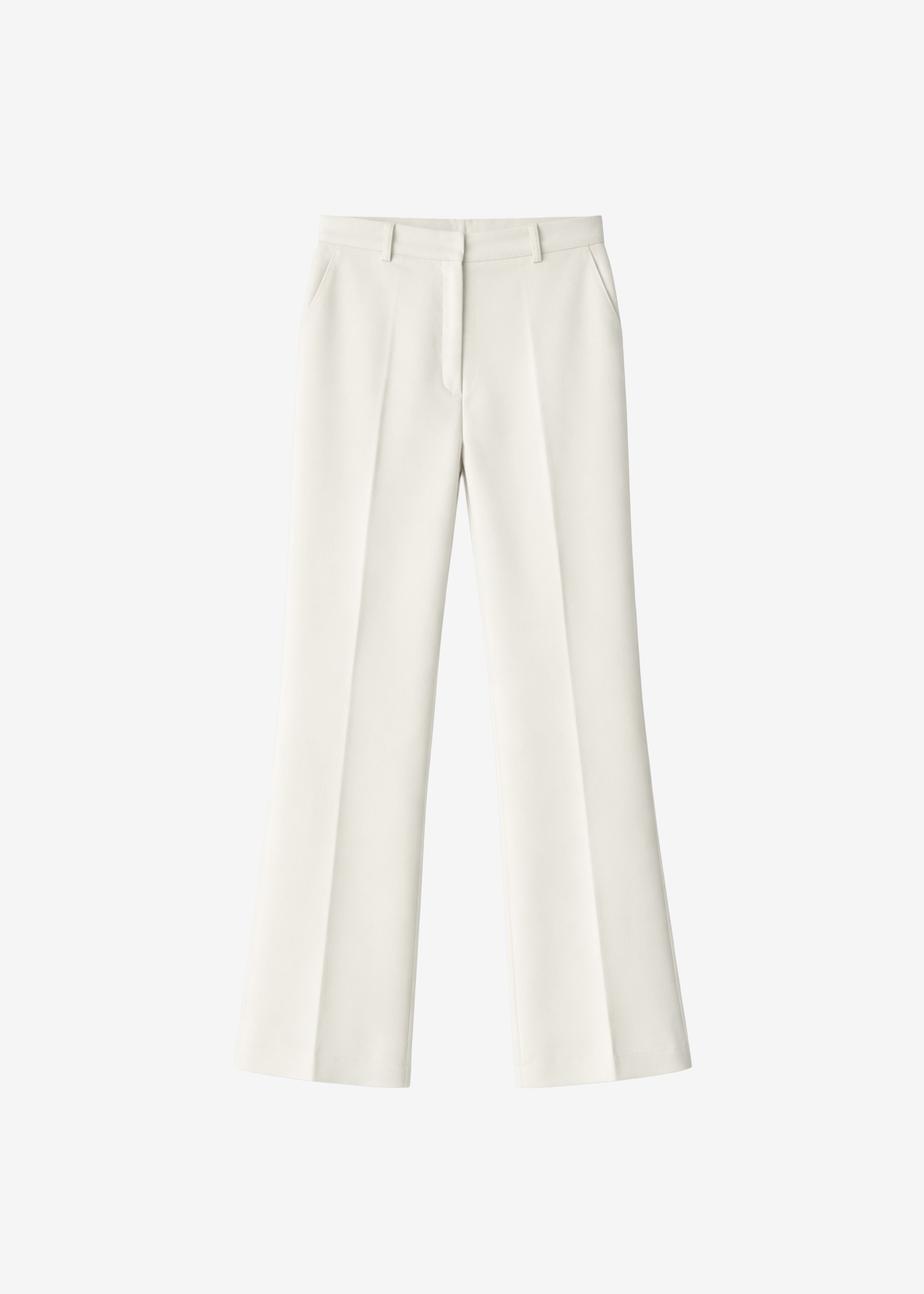 Chesnay Bootcut Pants - Cream - 8