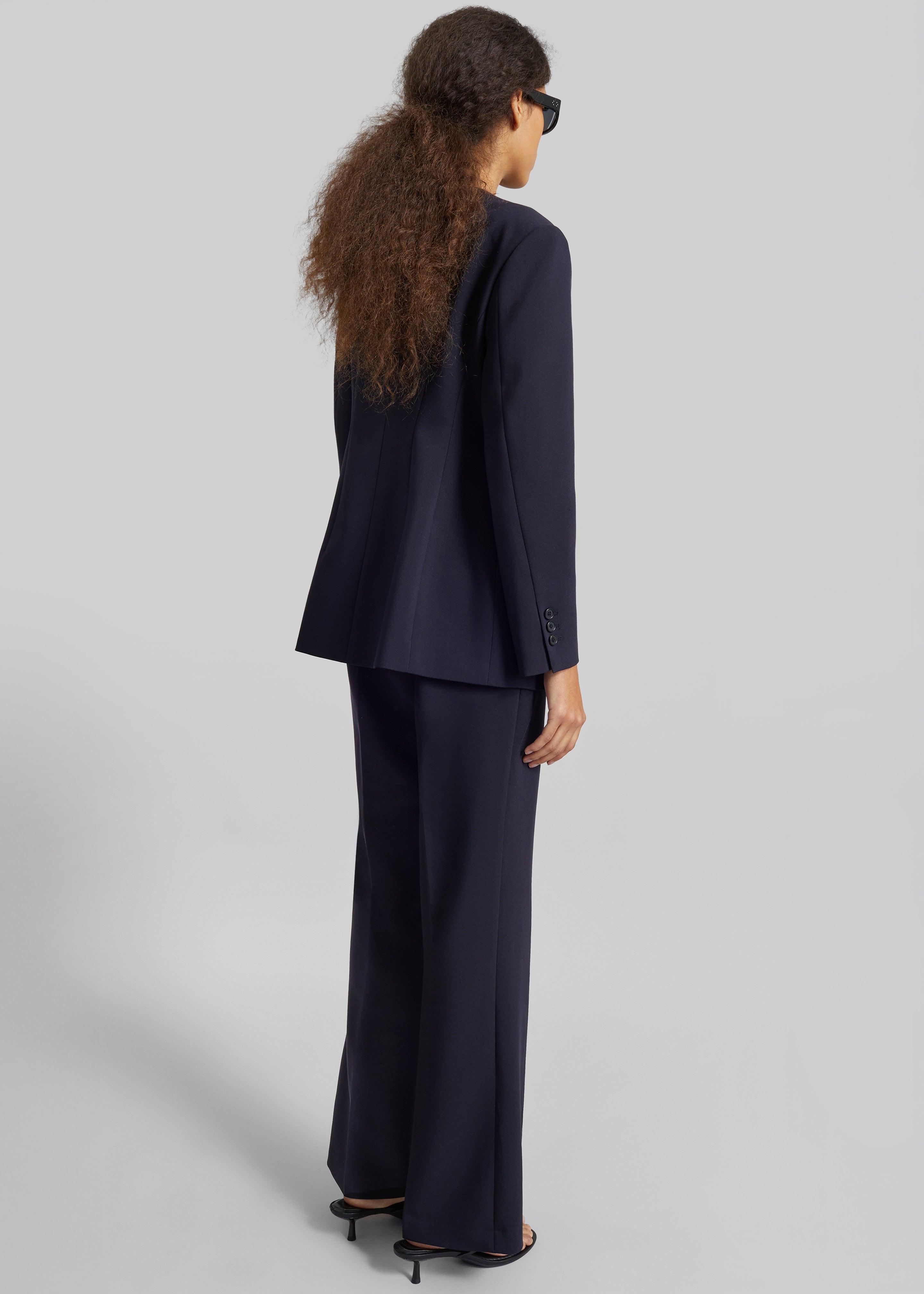 Chesnay Bootcut Pants - Navy - 8