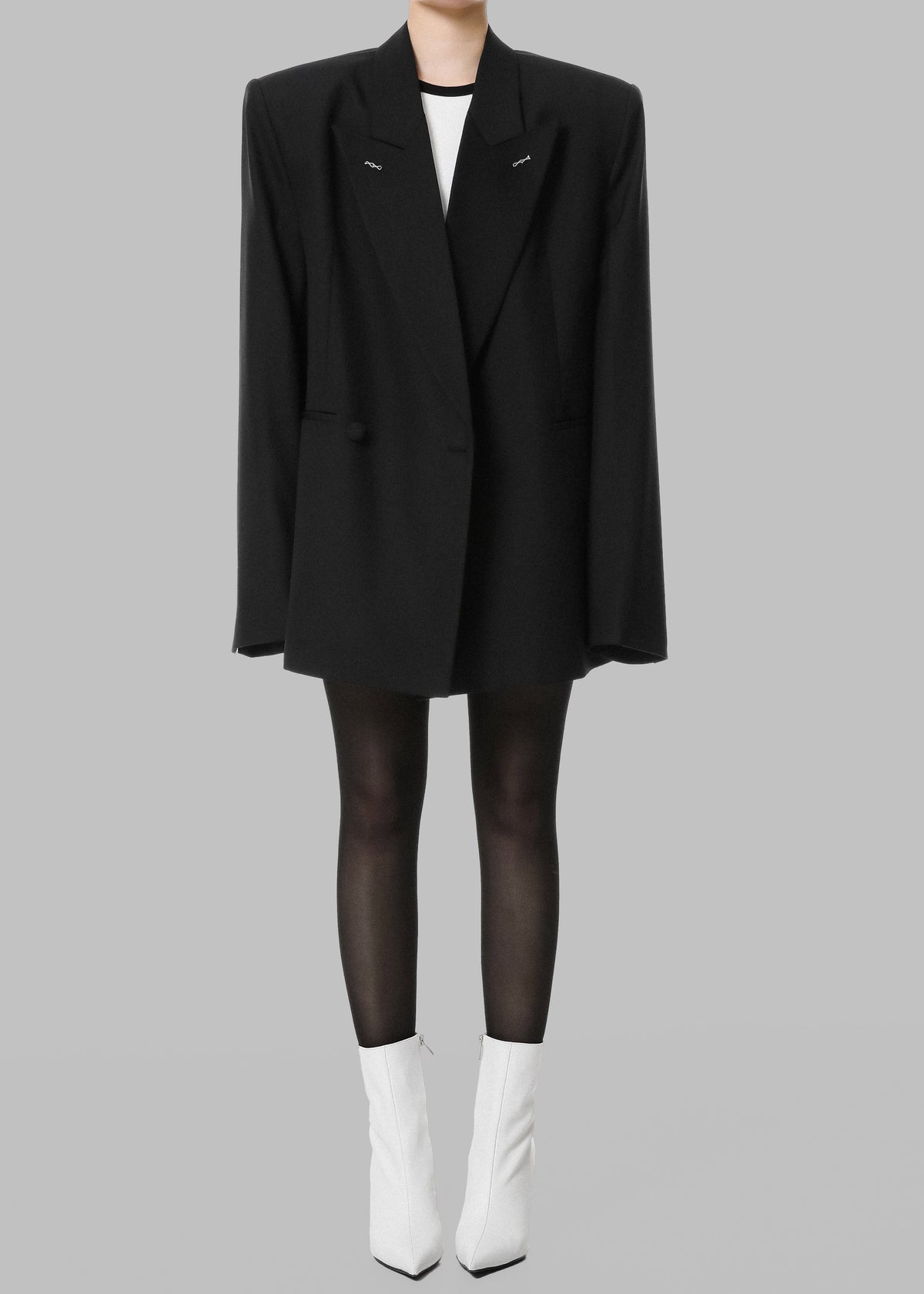 Cheyenne Padded Blazer - Black - 11