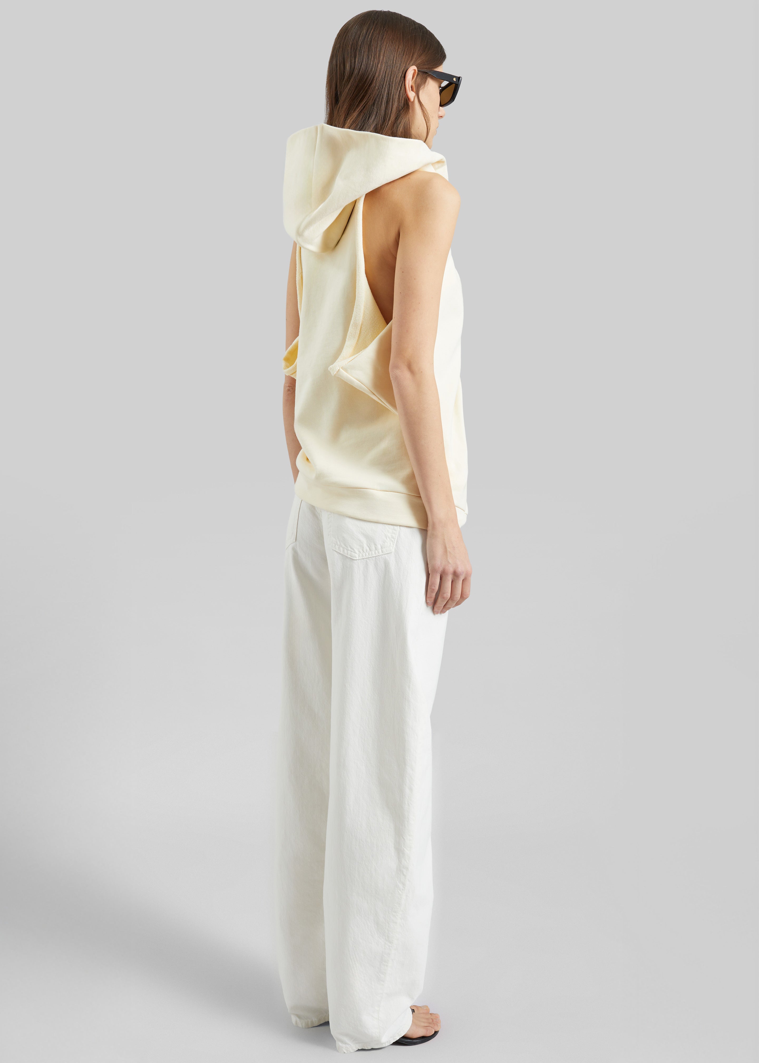 Christopher Esber Archie Hooded Top - Butter - 6