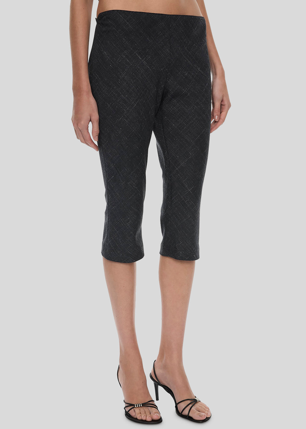Christopher Esber Banyan Capri Pants - Tropical Charcoal Marle - 1