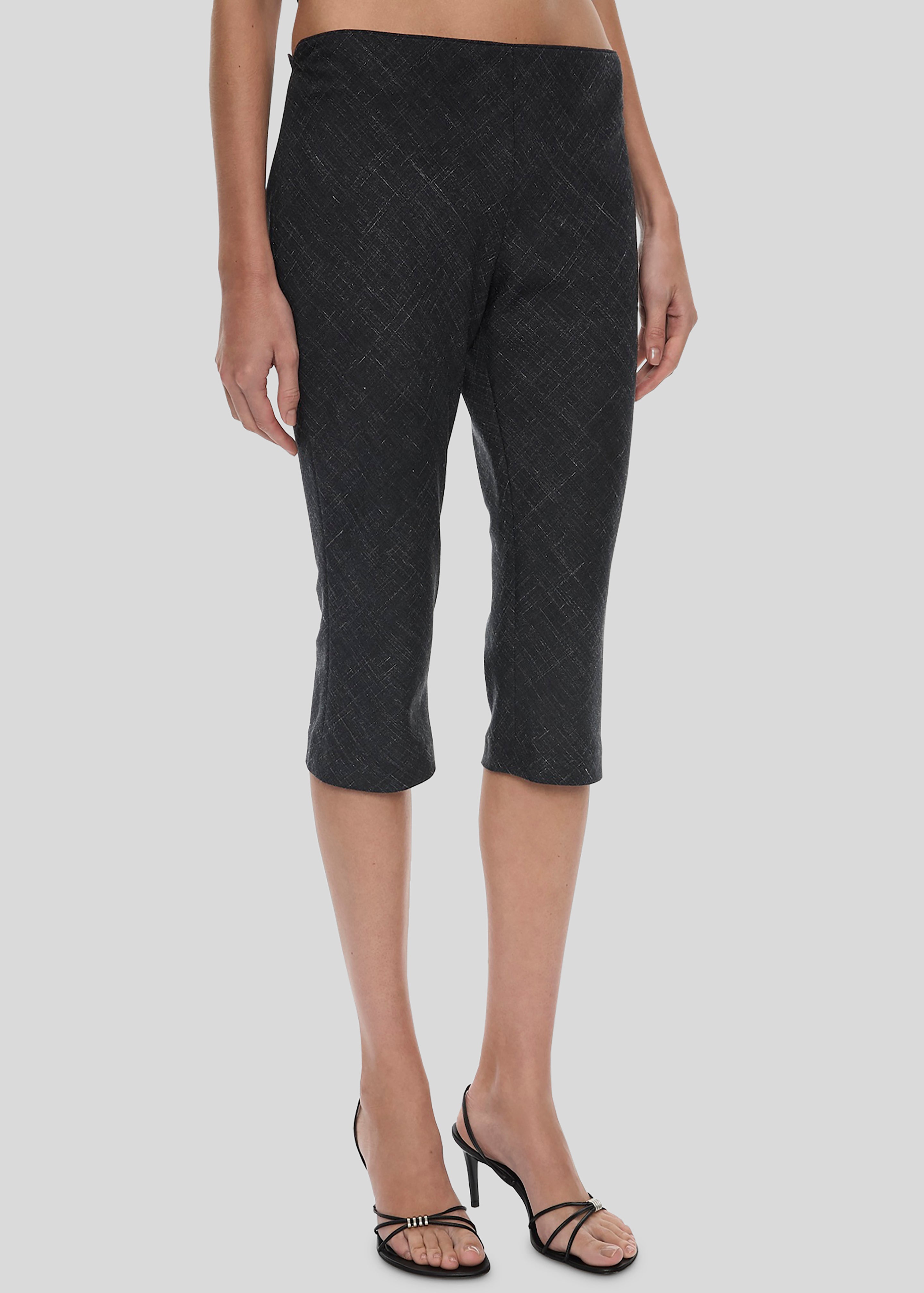 Christopher Esber Banyan Capri Pants - Tropical Charcoal Marle - 2
