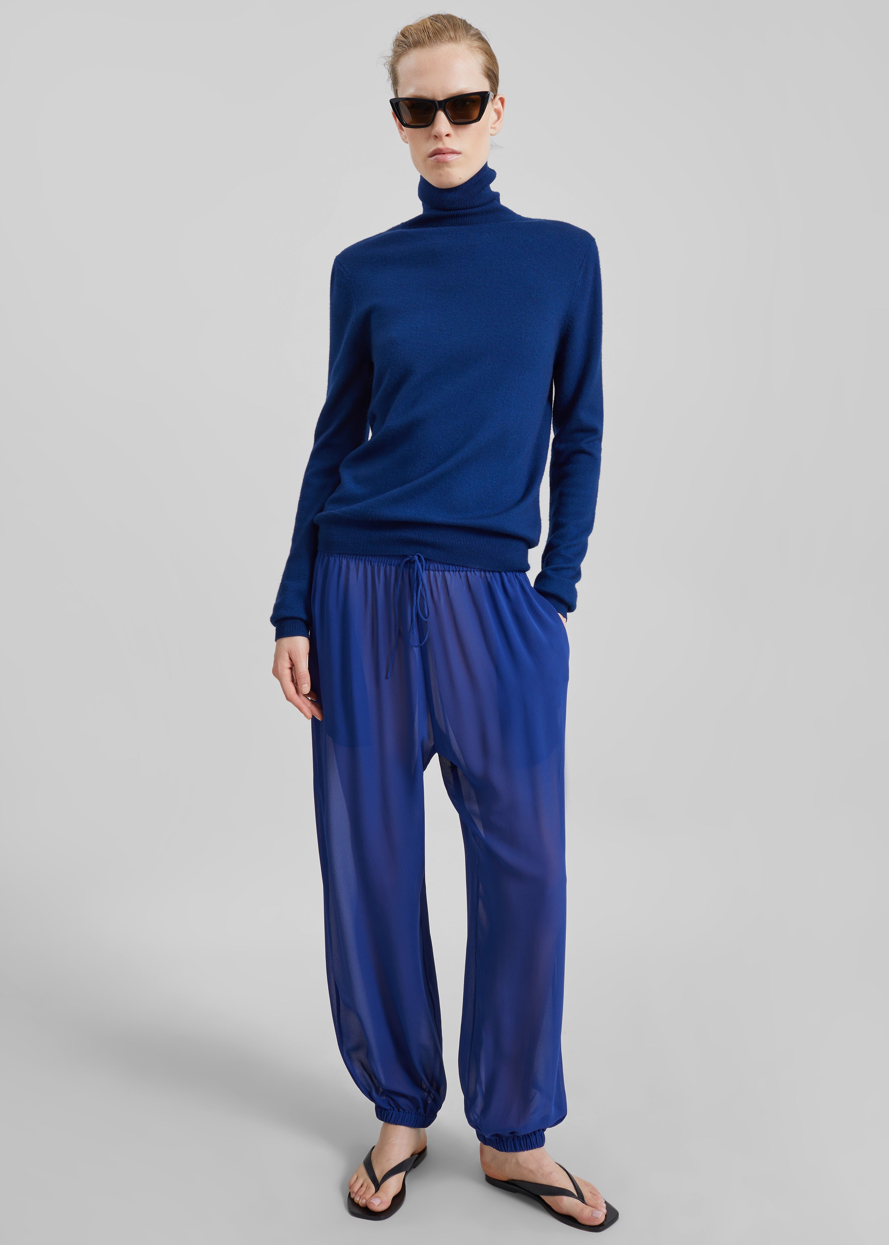 Christopher Esber Bennett Silk Pants - Ink - 2
