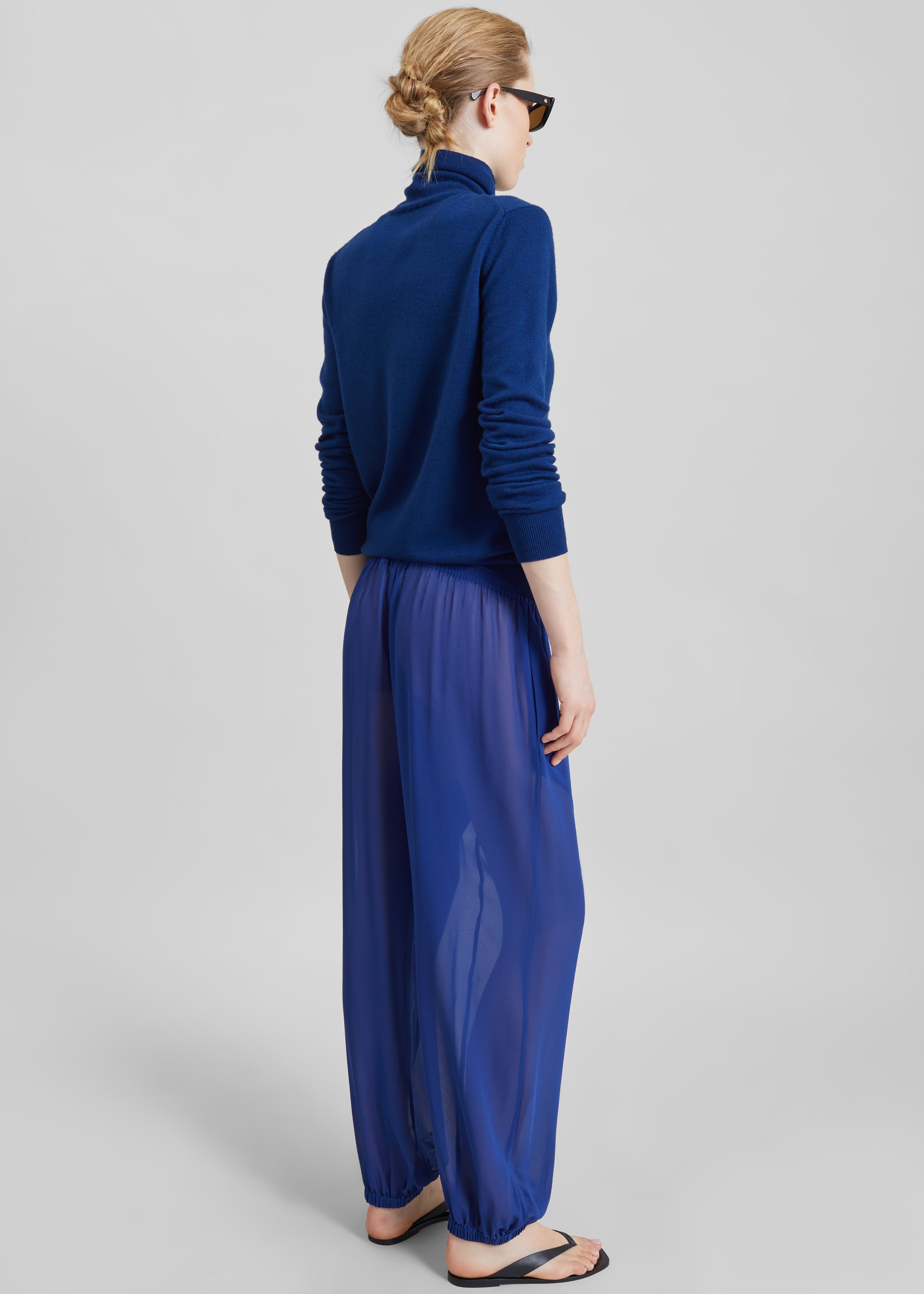 Christopher Esber Bennett Silk Pants - Ink - 6