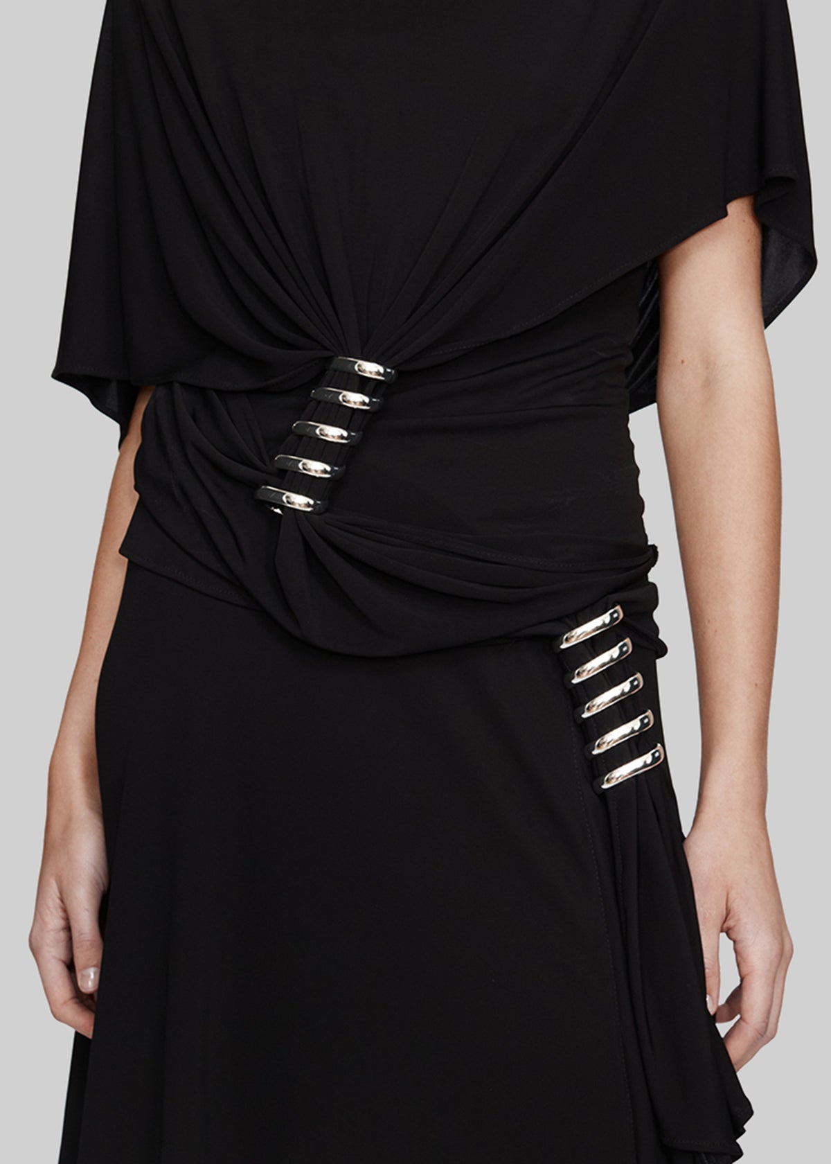 Christopher Esber Coiled Jersey Skirt - Black - 3