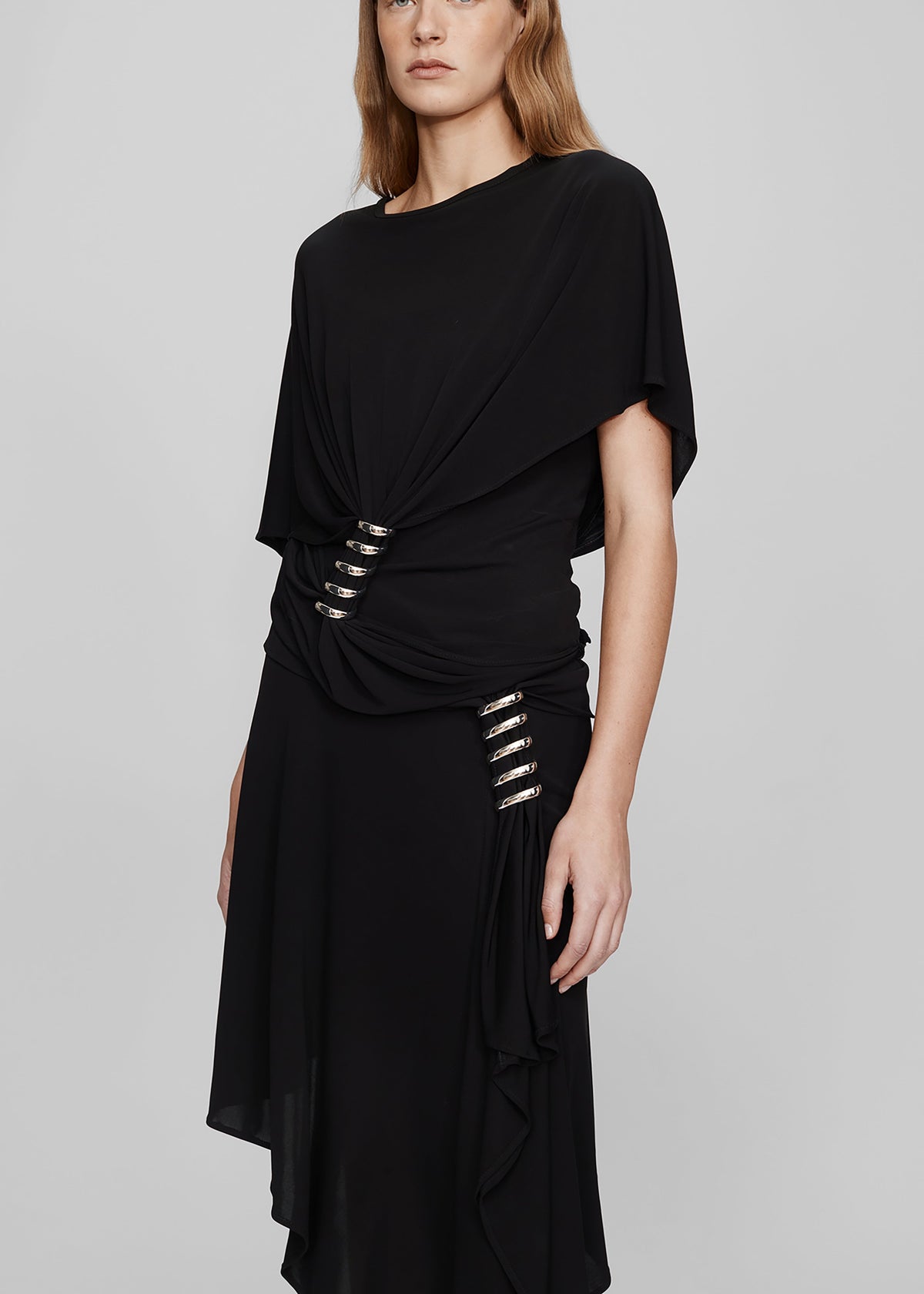 Christopher Esber Coiled Jersey Skirt - Black - 4