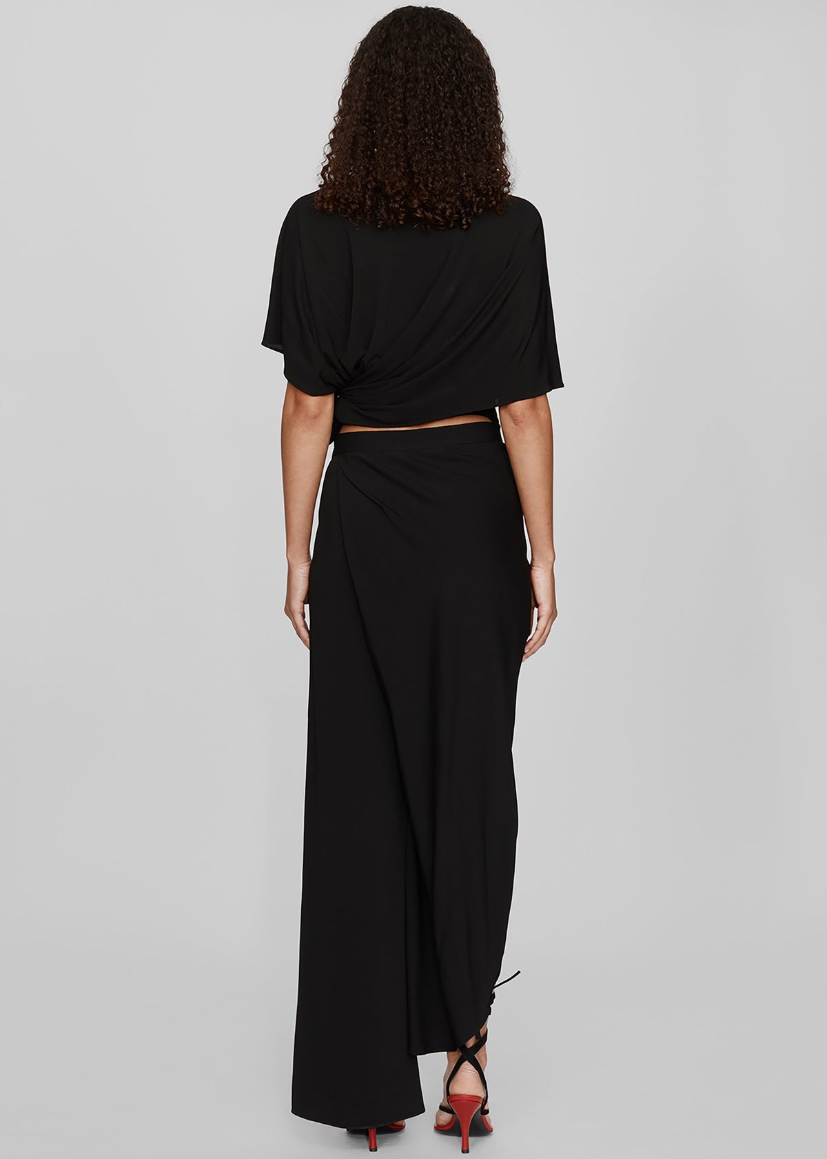 Christopher Esber Coiled Jersey Tee - Black - 5