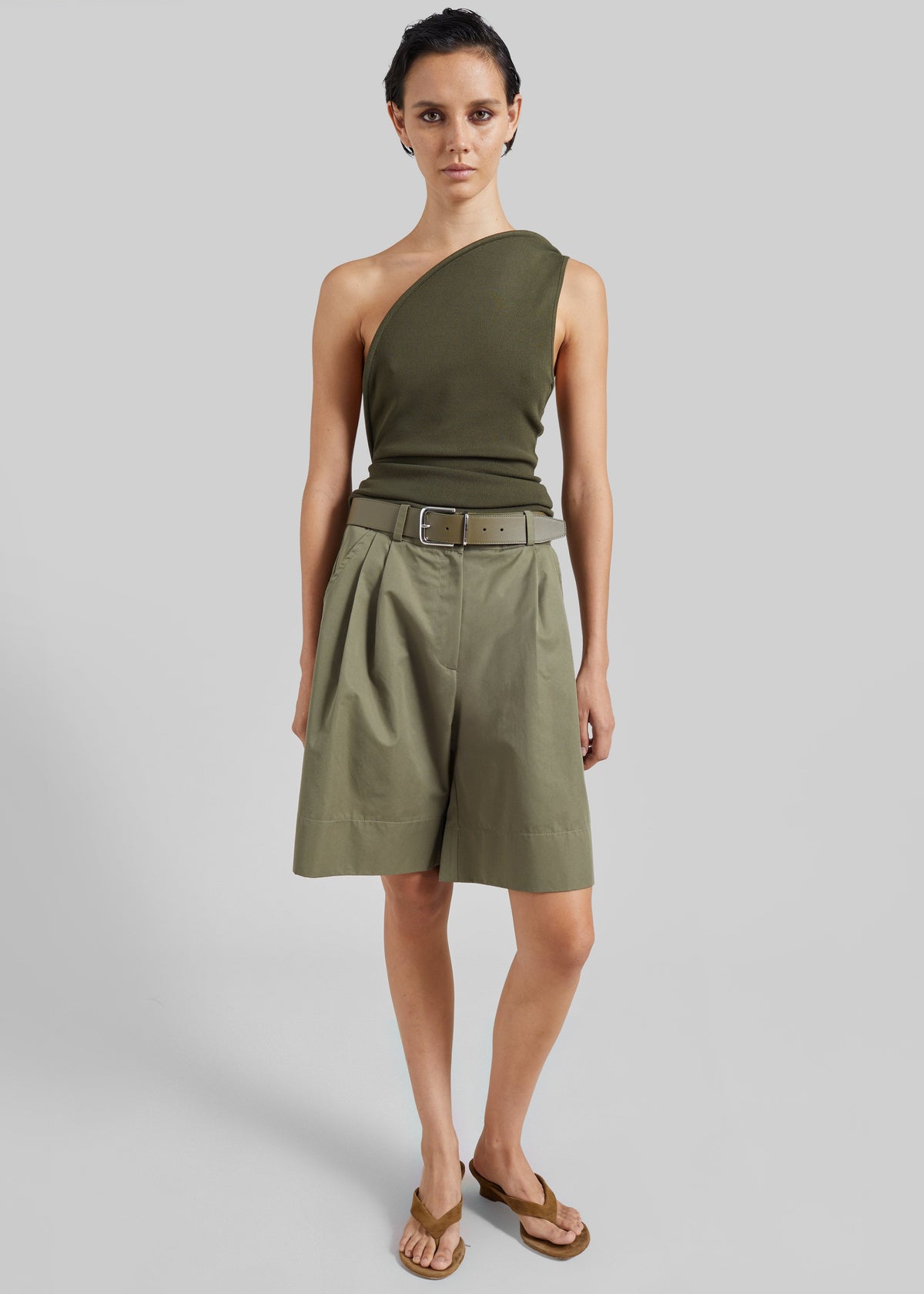 Christopher Esber Concave Wired Top - Kombu Green - 6