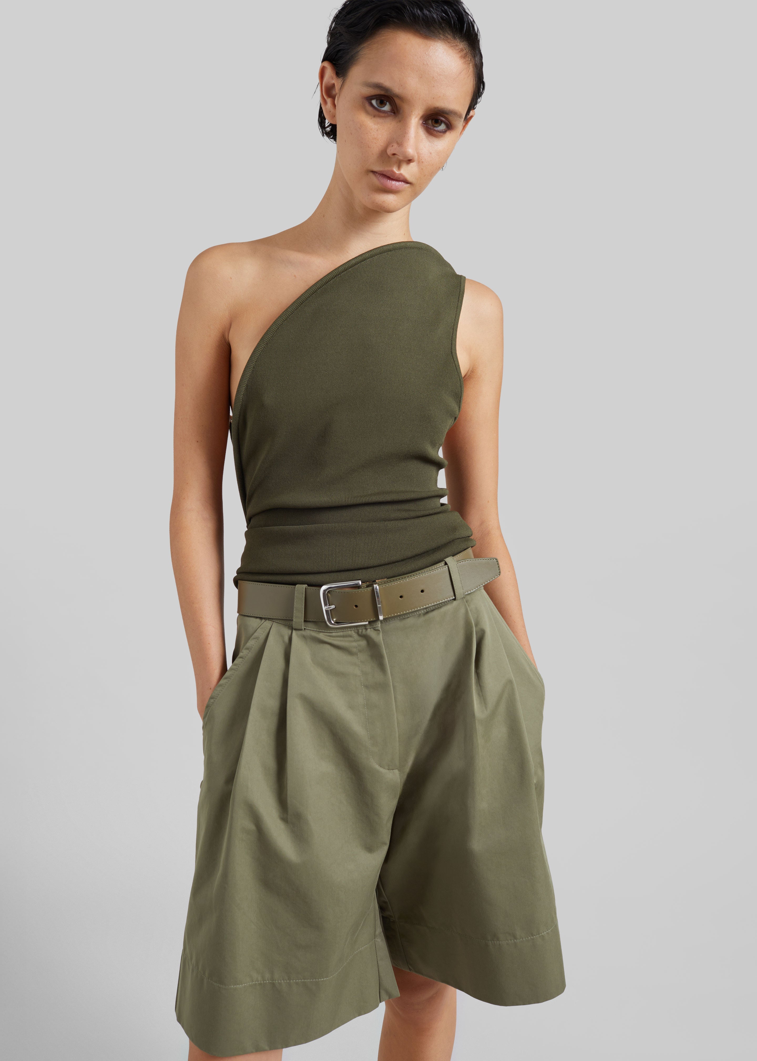 Christopher Esber Concave Wired Top - Kombu Green - 5