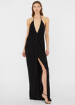 Christopher Esber Cowled Halter Jumpsuit - Black