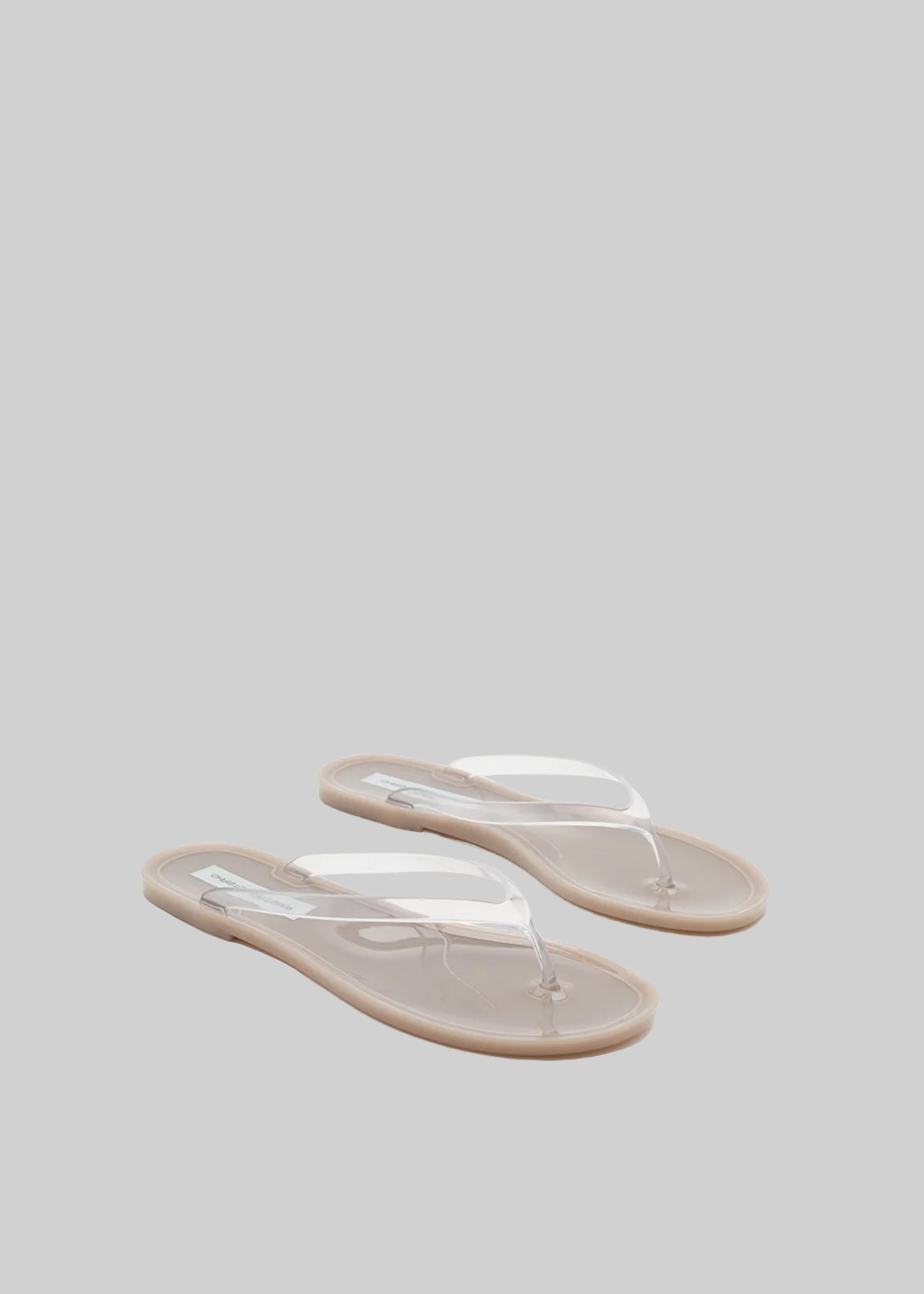 Christopher Esber Jo Flip Flop - Dune/Clear - 5