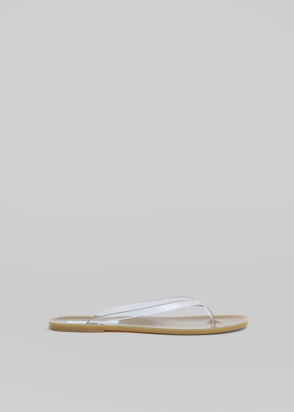 Christopher Esber Jo Flip Flops - Khaki/Clear - 1