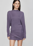 Christopher Esber Luna Draped Jersey Mini Dress - Washed Violet